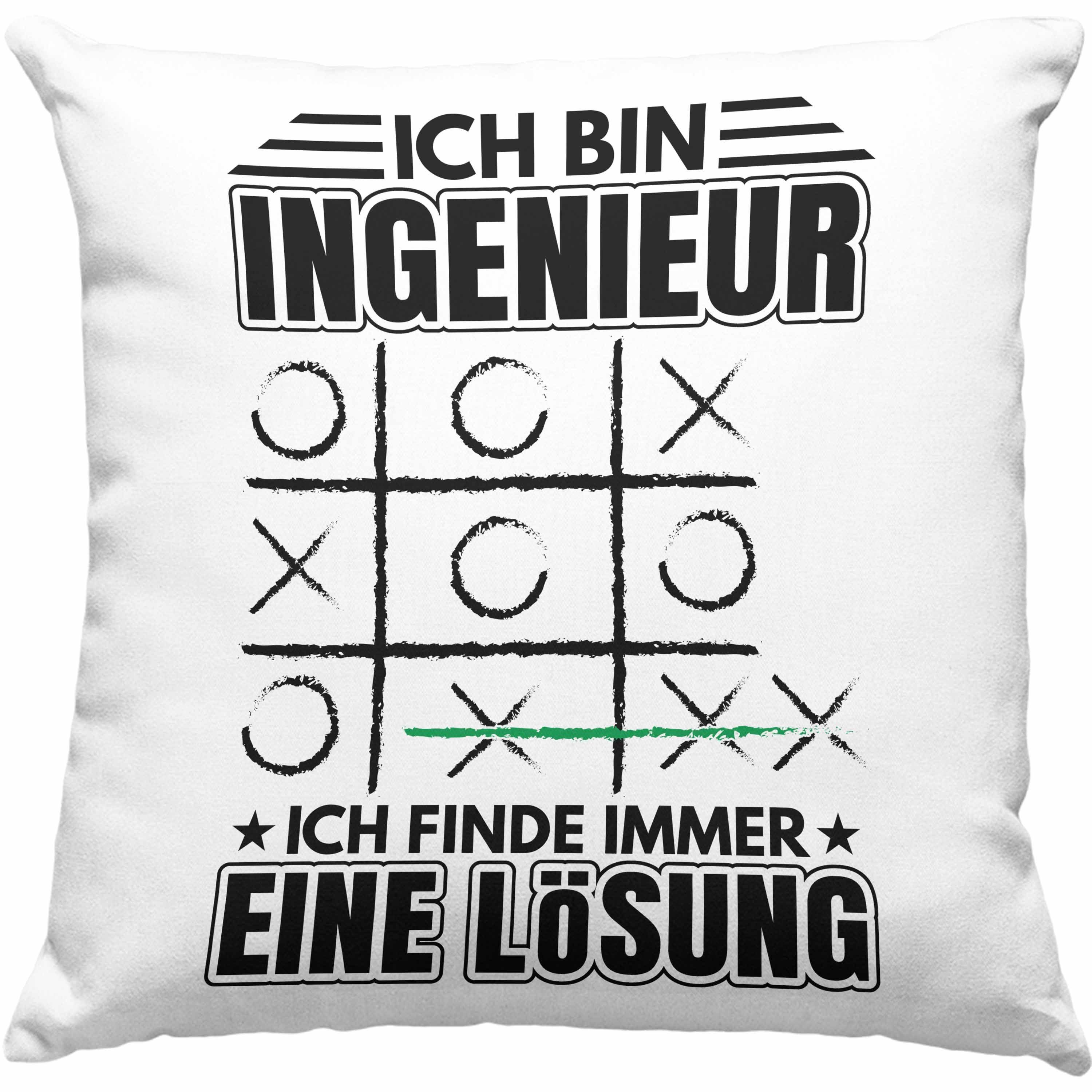 Kissen Immer Füllung Dekokissen Finde mit Männer Geschenk Dekokissen Blau Trendation 40x40 Eine Lösung Trendation - Spruch Ich Mit Ingenieur