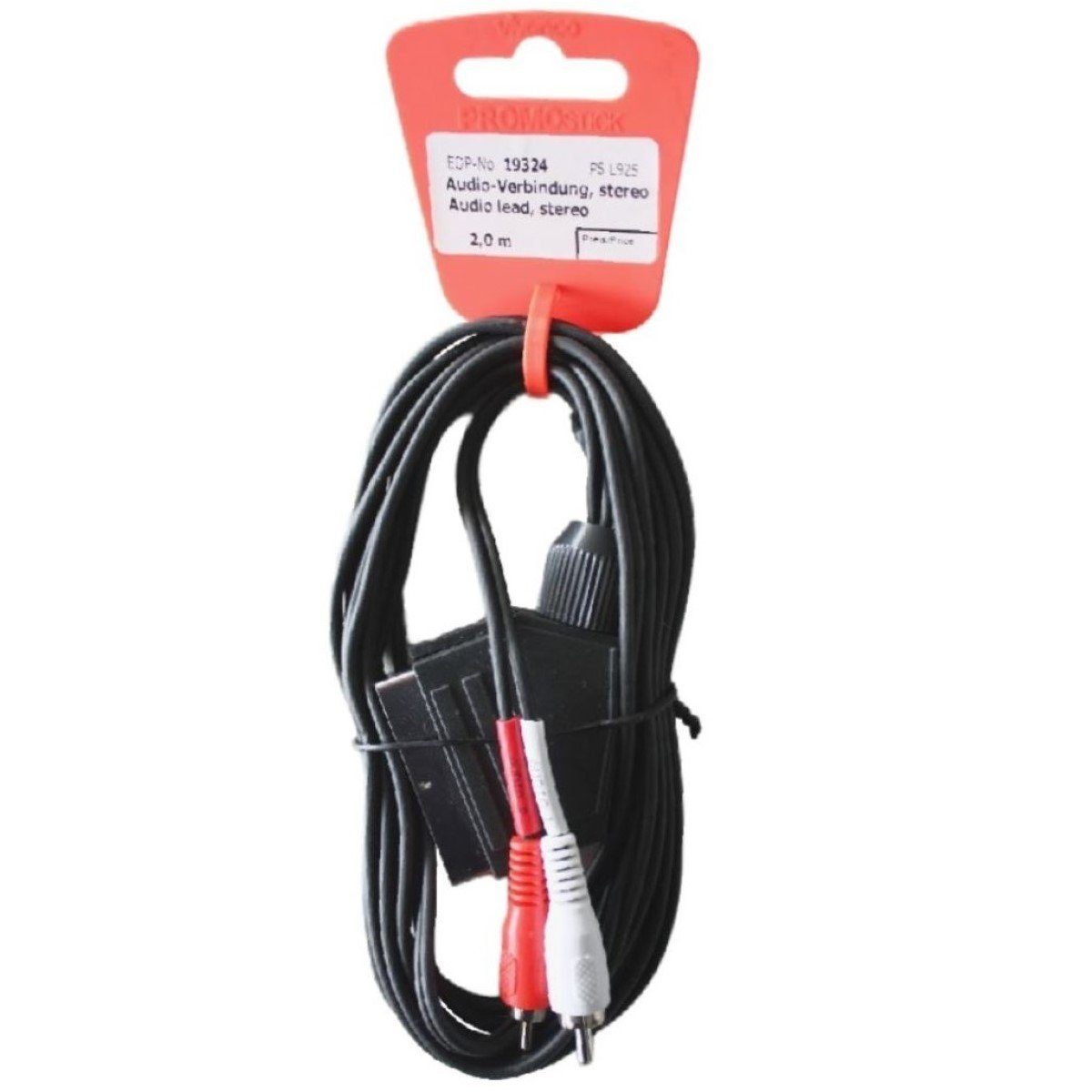 Vivanco Scart-Kabel auf 2x Cinch-Stecker Audio-Kabel Video-Adapter Scart,Cinch, Adapter Scart (Audio) - 2x Cinch-Stecker (Audio) für TV Verstärker etc