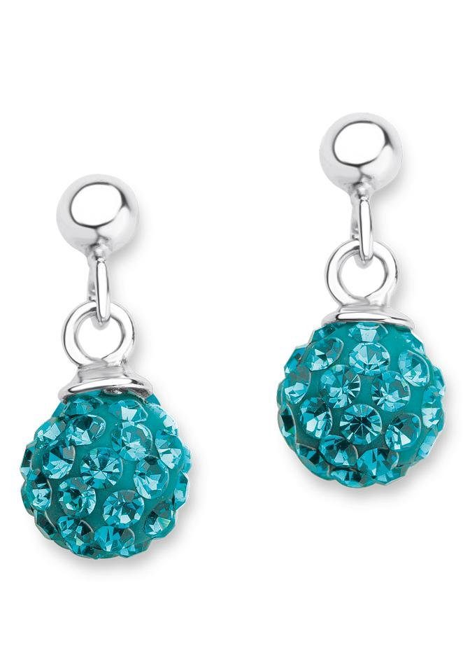 Amor Paar Ohrstecker, mit Kristallglas