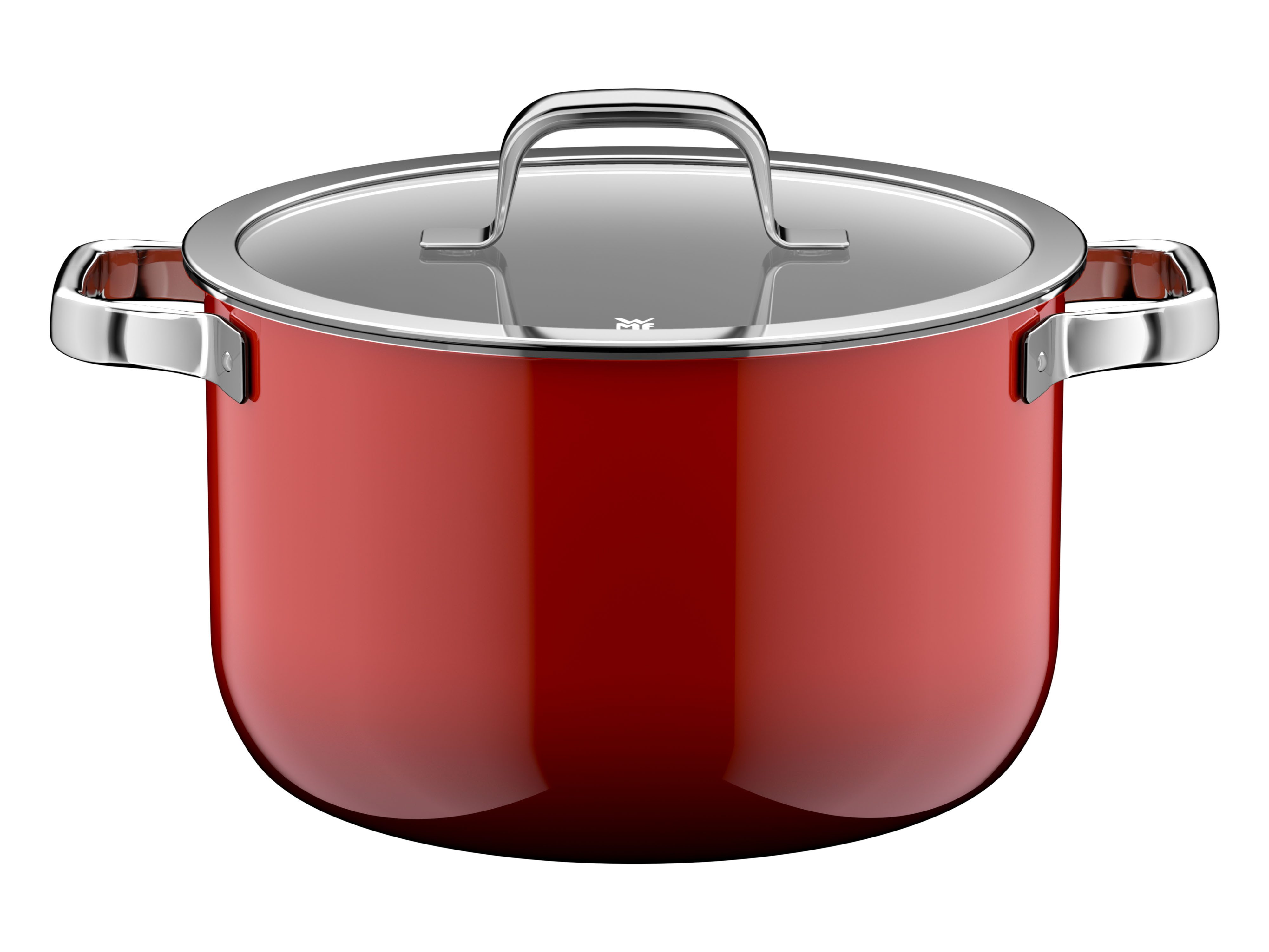 WMF Kochtopf Fusiontec Mineral Pro, Edelstahl, Glas (1-tlg), kratzfeste Oberfläche, wärmereduzierende Hohlgriffe, Made in Germany