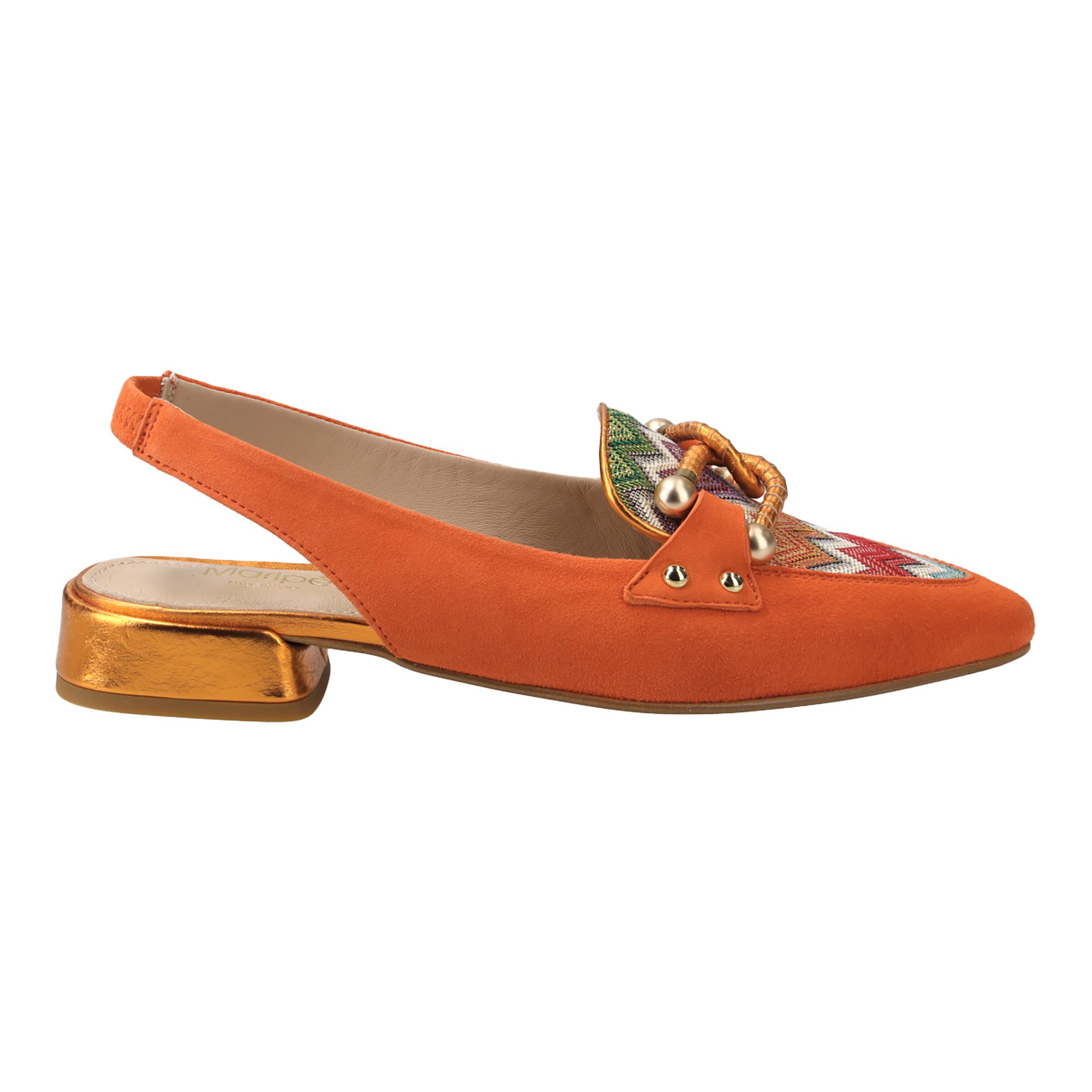 Maripé Maripé OPAL V.4 ARANCIO, С открытым носком & Босоножки, Orange, Damen Peeptoepumps