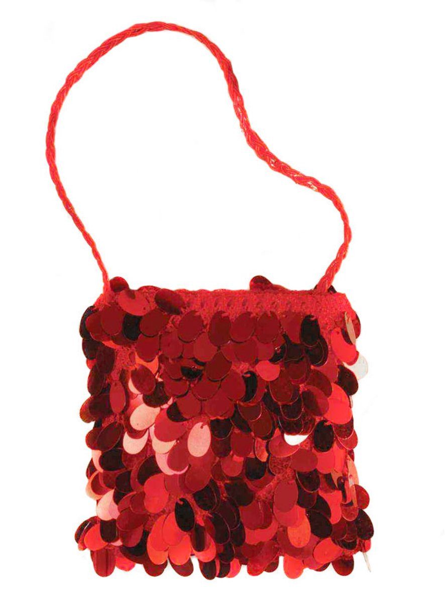 Handtasche Flapper Handtasche rot