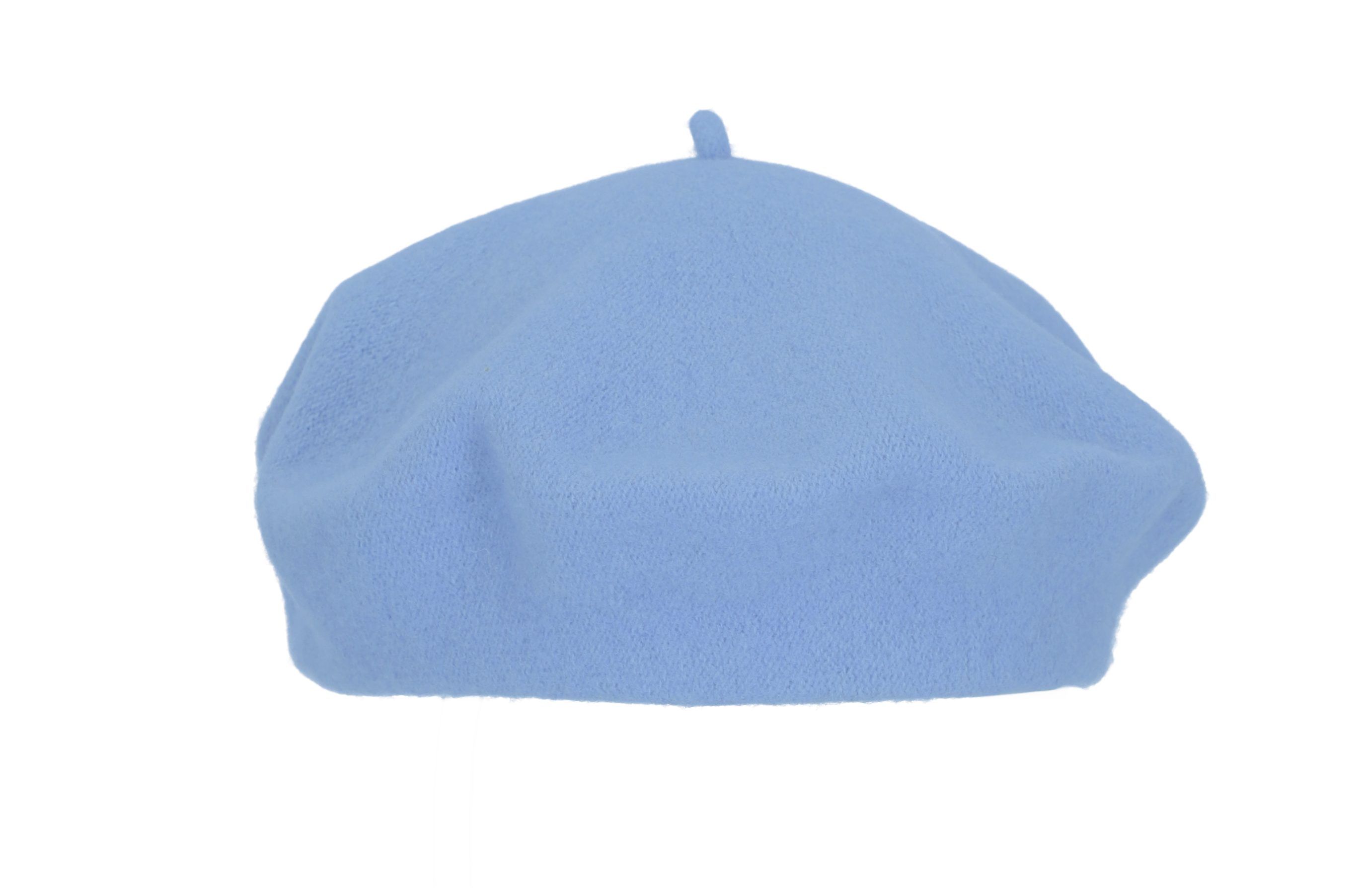 halsüberkopf Accessoires Baskenmütze Filzbaske aus reinem Wollfilz günstig online kaufen