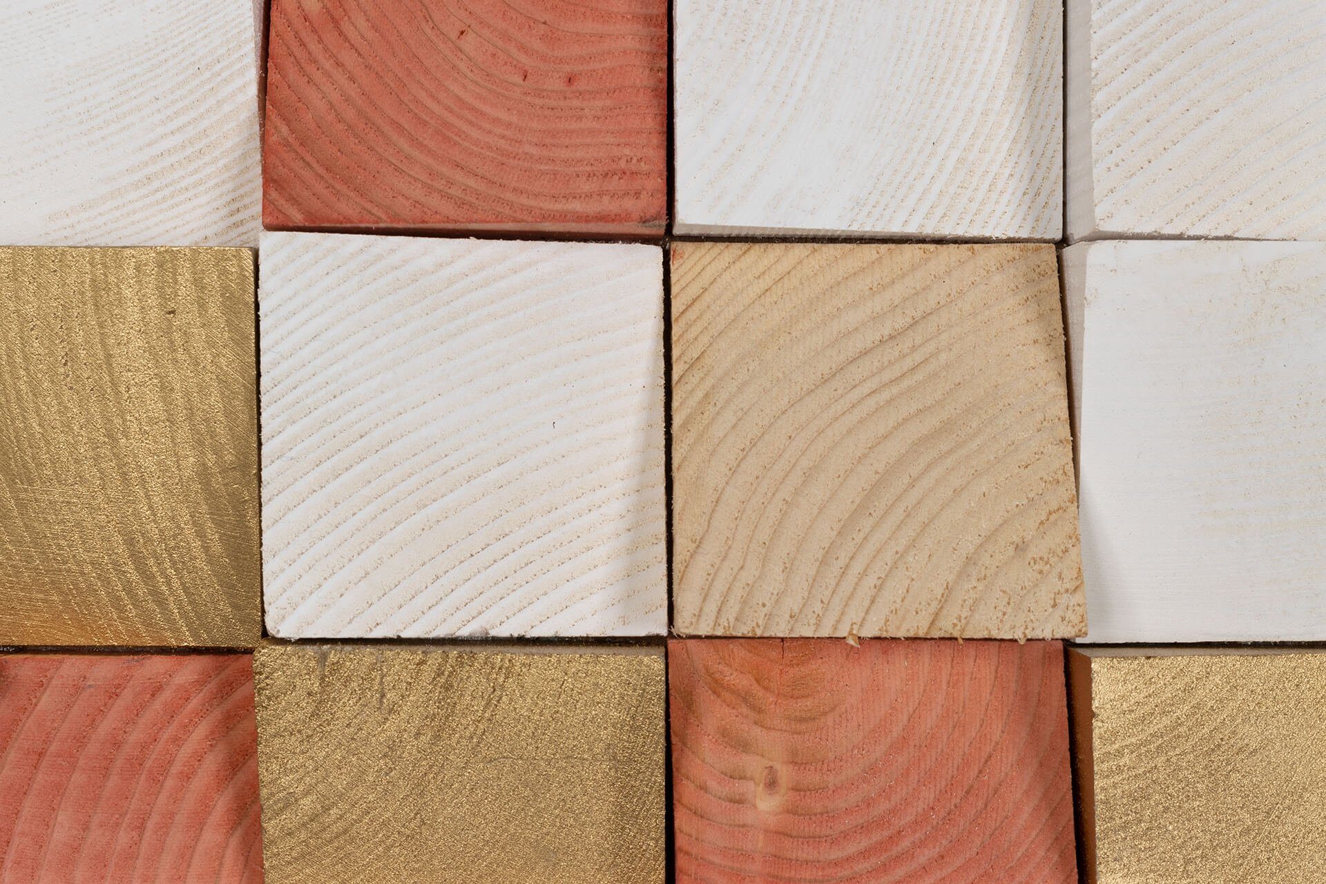 Wandbild 75x75 KUNSTLOFT Holz of Holzbild aus cm, Colours Dawn handgefertiges