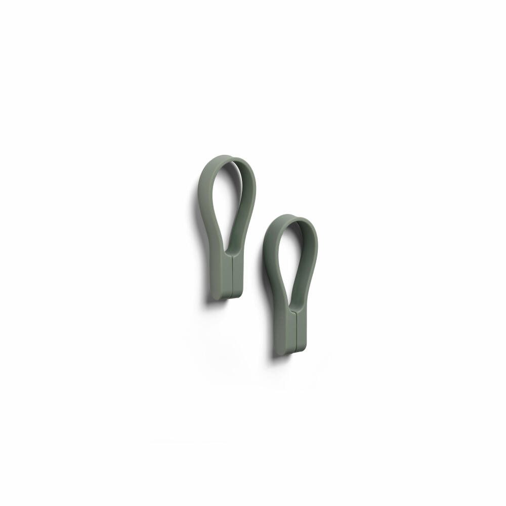 Zone Denmark Handtuchhalter Loop Magnet 2er Set Olive Green