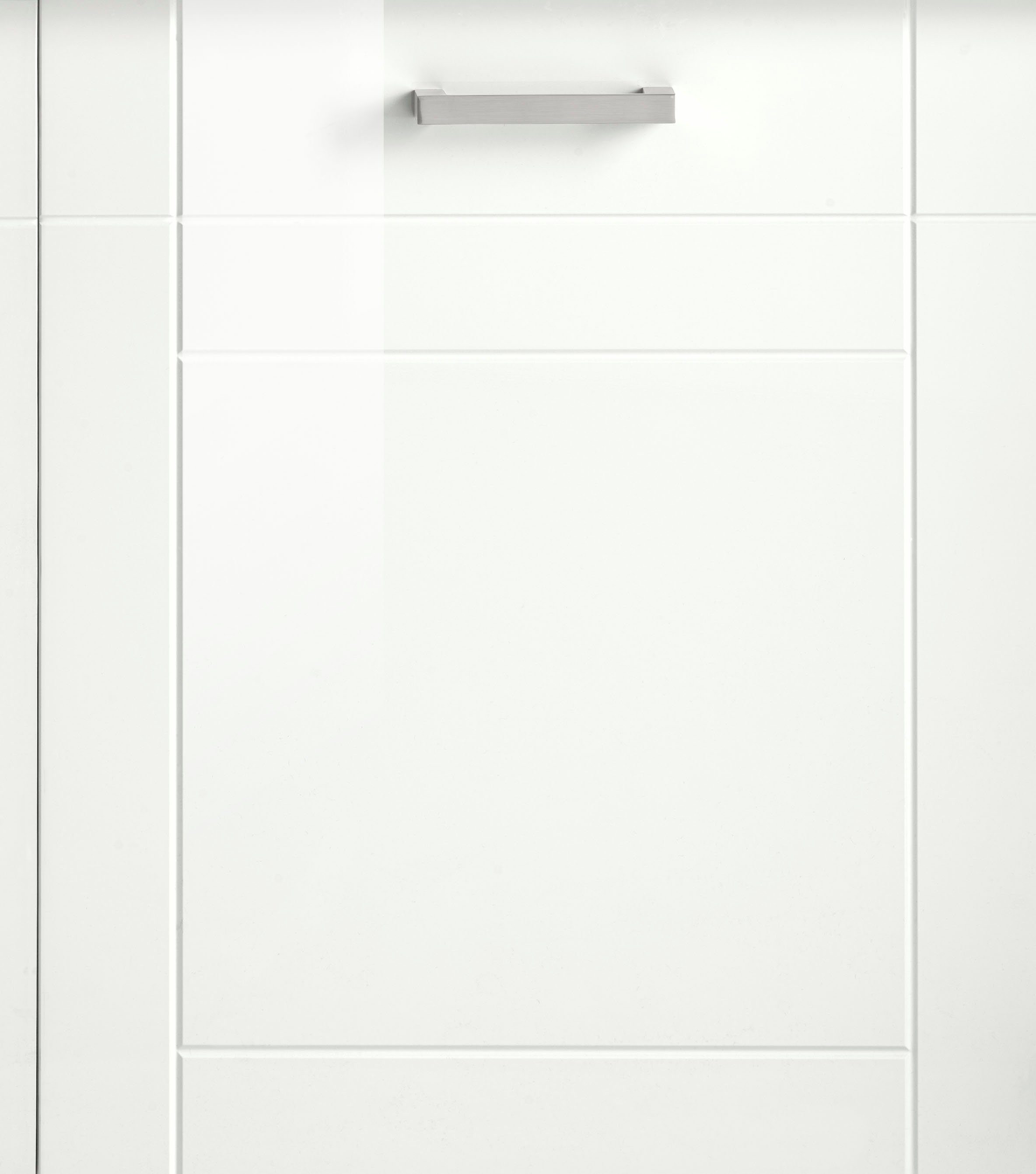 KOCHSTATION Spülenschrank KS-Tinnum 120 cm breit, MDF-Fronten, Metallgriffe, inklusive Einbauspüle