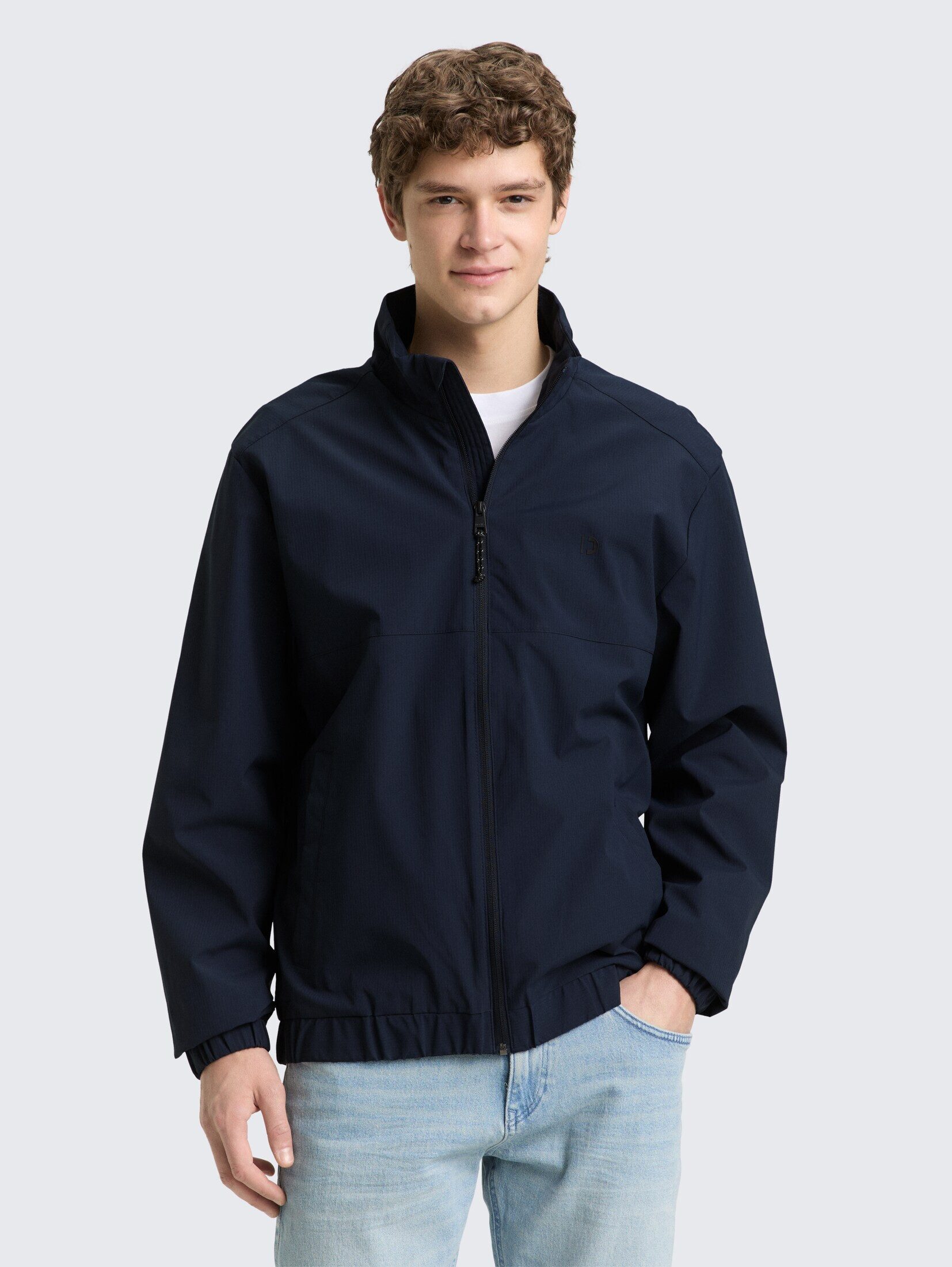 TOM TAILOR Denim Outdoorjacke Jacken Blouson Jacke aus wasserabweisendem Material