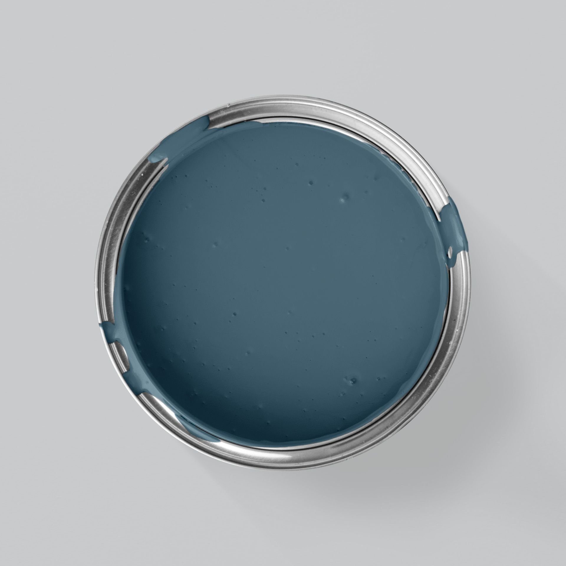 wasserbasiert matte Wandfarbe hoher Wandfarbe Blau sehr L, geruchsneutrale Innenfarbe, spritzfreie 1 und Jeans MissPompadour mit - mit Deckkraft