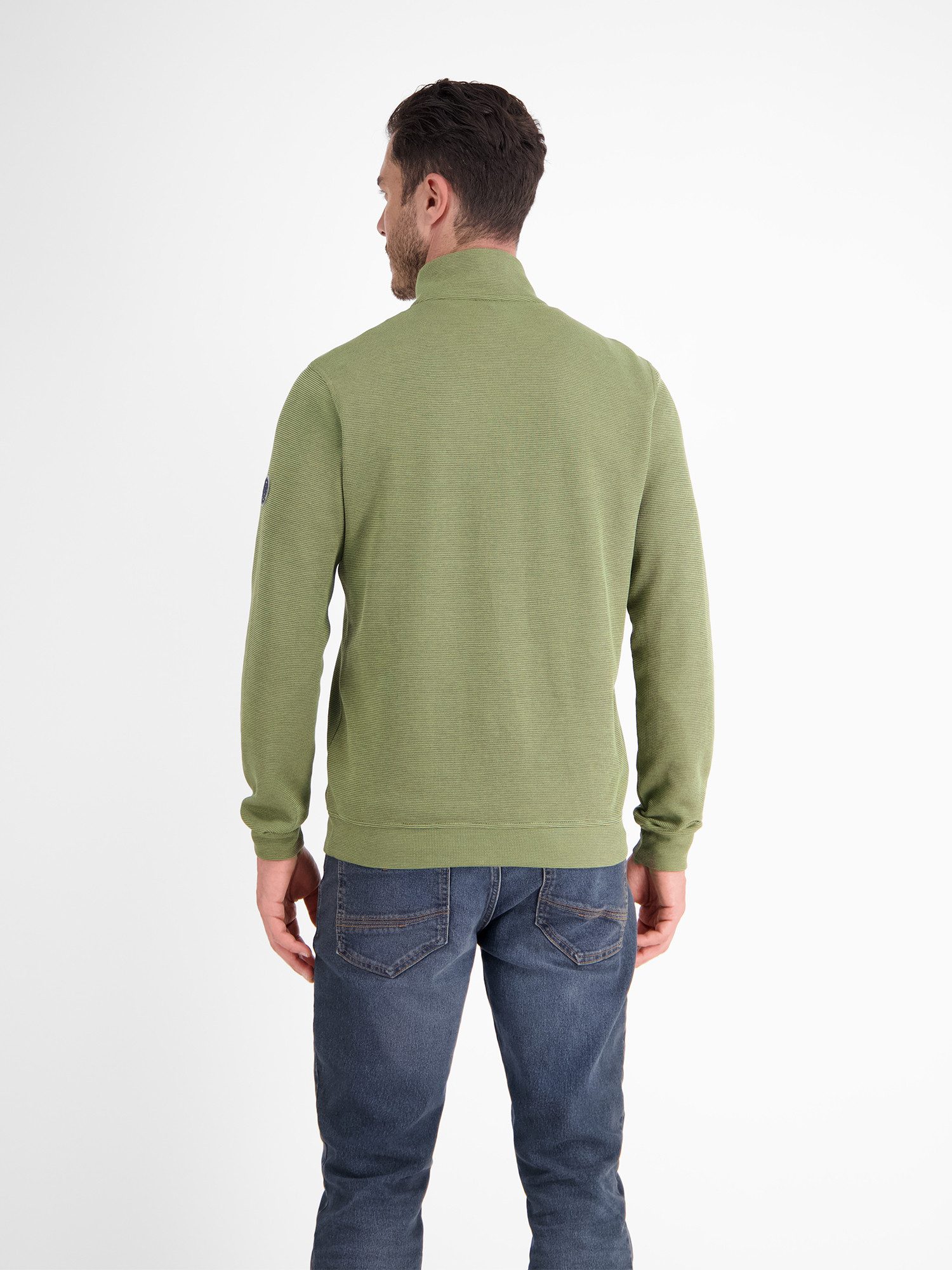 LERROS Sweatshirt Unifarbener Sweattroyer für Herren