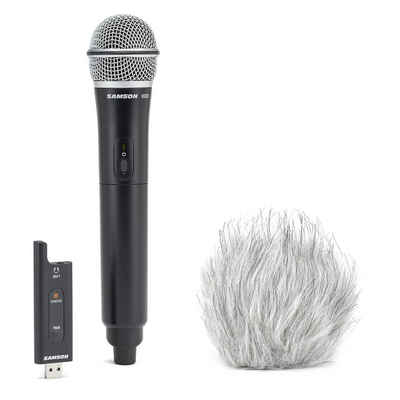 Samson Mikrofon XPD2HQ6 (Drahtloses USB-Handmikrofon), Inkl Windschutz