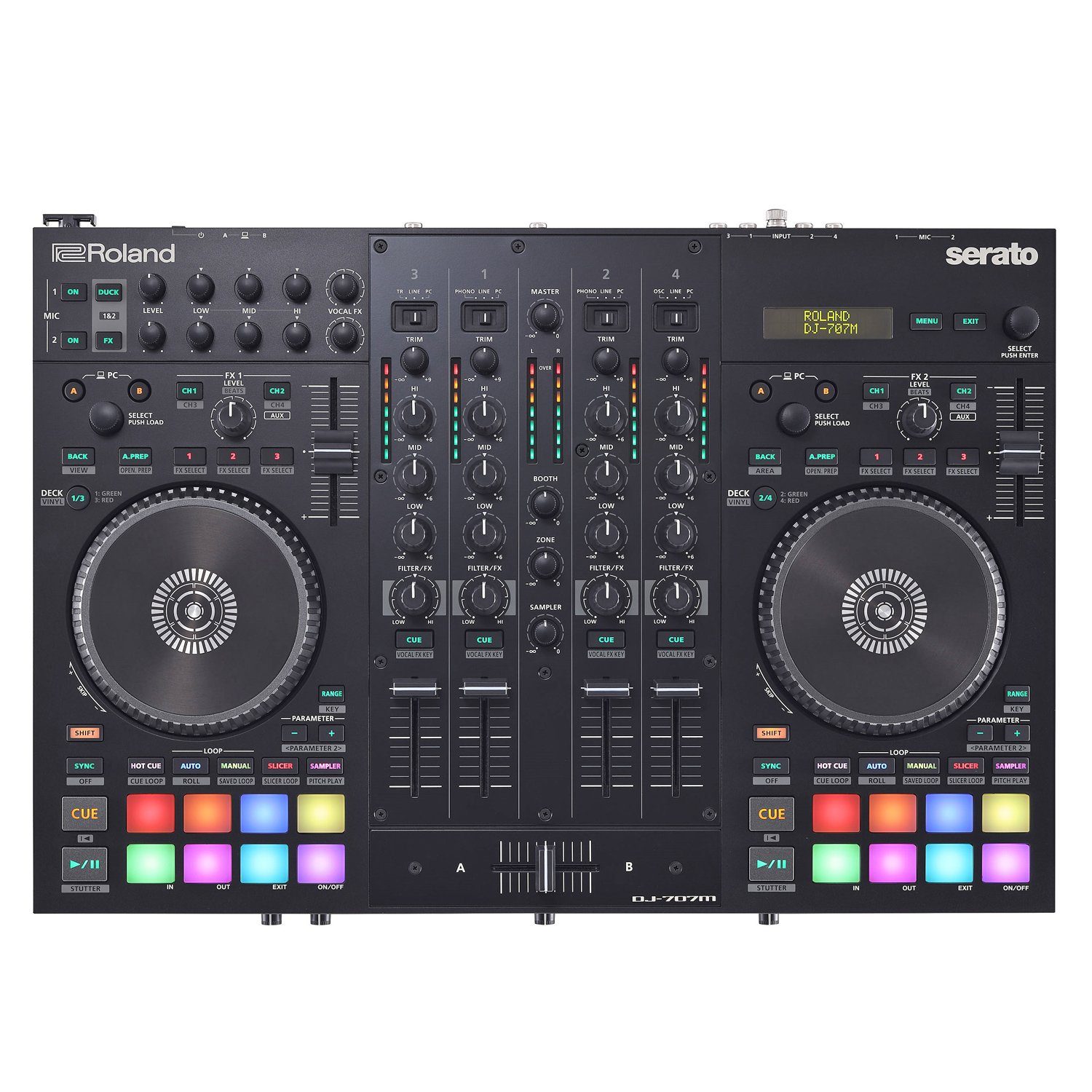DJ Controller Roland DJ-707M Mobiler DJ-Controller