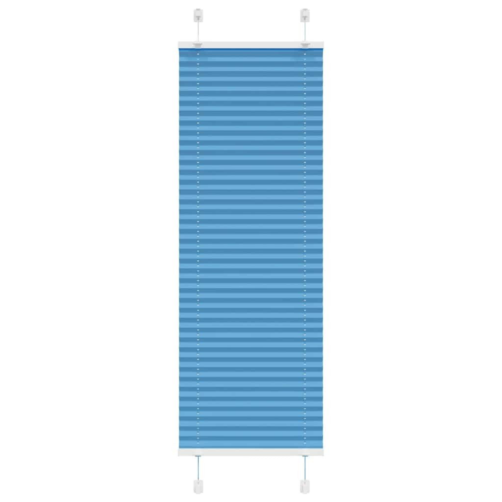 vidaXL Jalousie 45 x 100 cm Plissee Blau 45x100 cm Stoffbreite 44,4 cm Polyester