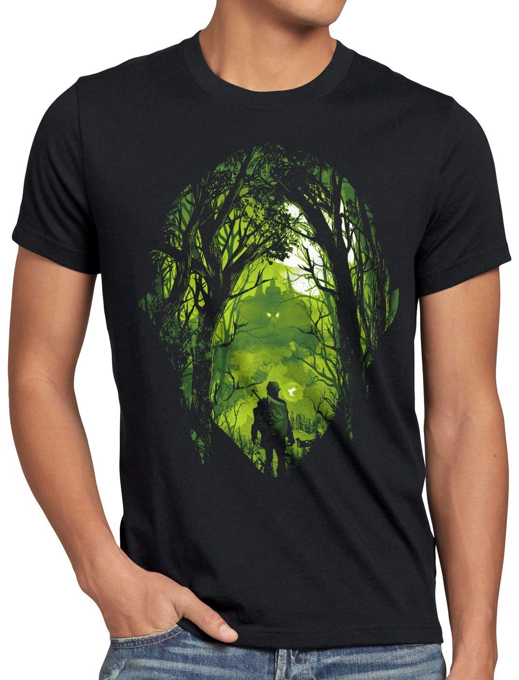 T-Shirt Hyrule link Legacy zelda Print-Shirt style3 ocarina Herren