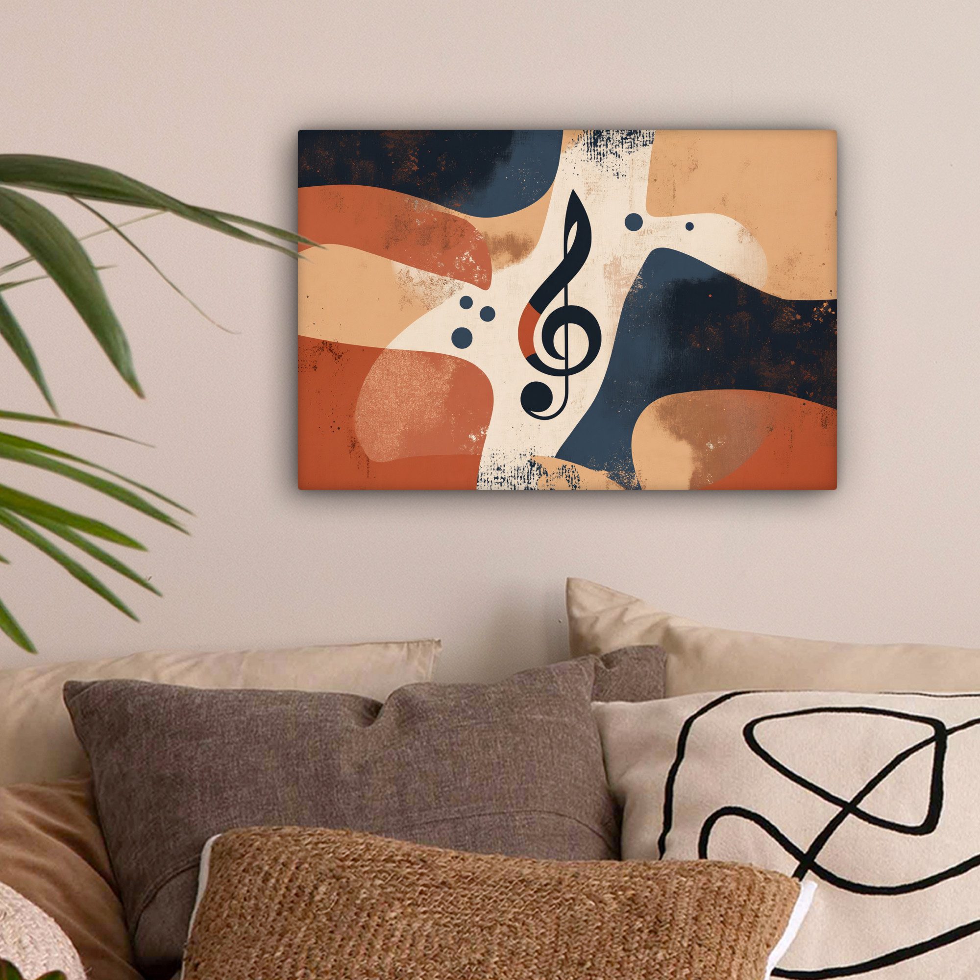 OneMillionCanvasses® Leinwandbild Tonart - G - günstig online kaufen