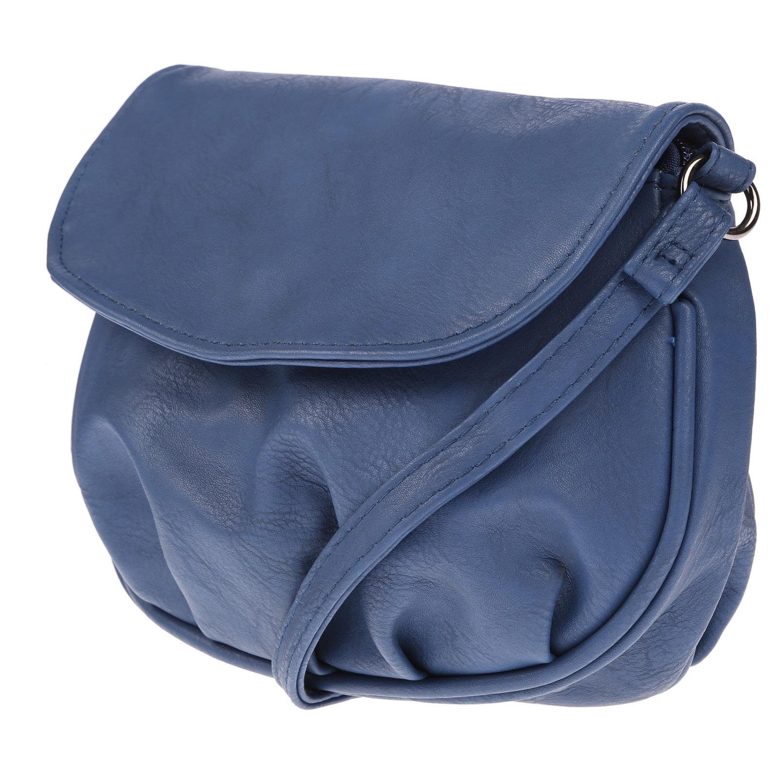 Christian Wippermann Umhängetasche Schultertasche Abendtasche Umhängetasche 19x15x6cm (einzeln), Überschlagtasche Kunstleder
