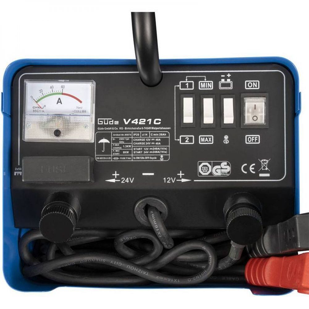 Güde V 421 C car battery charger No. 85074