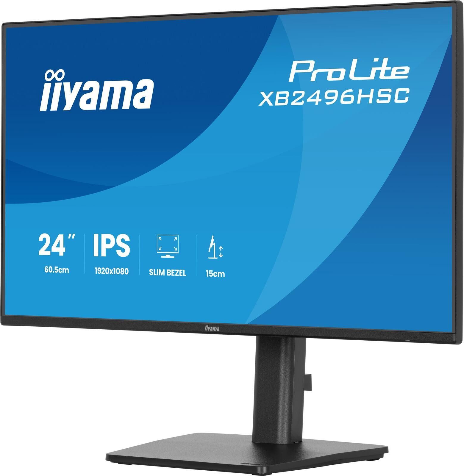 Iiyama XB2496HSC-B1 TFT-Monitor (1920 x 1080, 3 ms Reaktionszeit, 144 Hz, IPS Panel)