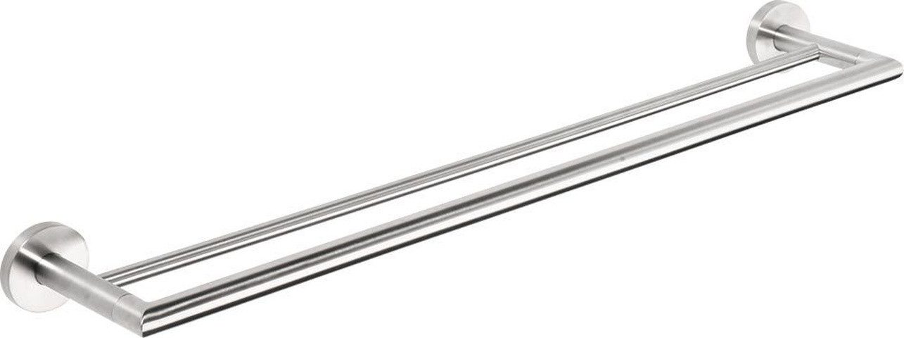 Sapho Handtuchhalter X-STEEL Doppel-Handtuchhalter 600mm, Edelstahl matt, Sapho-XS403