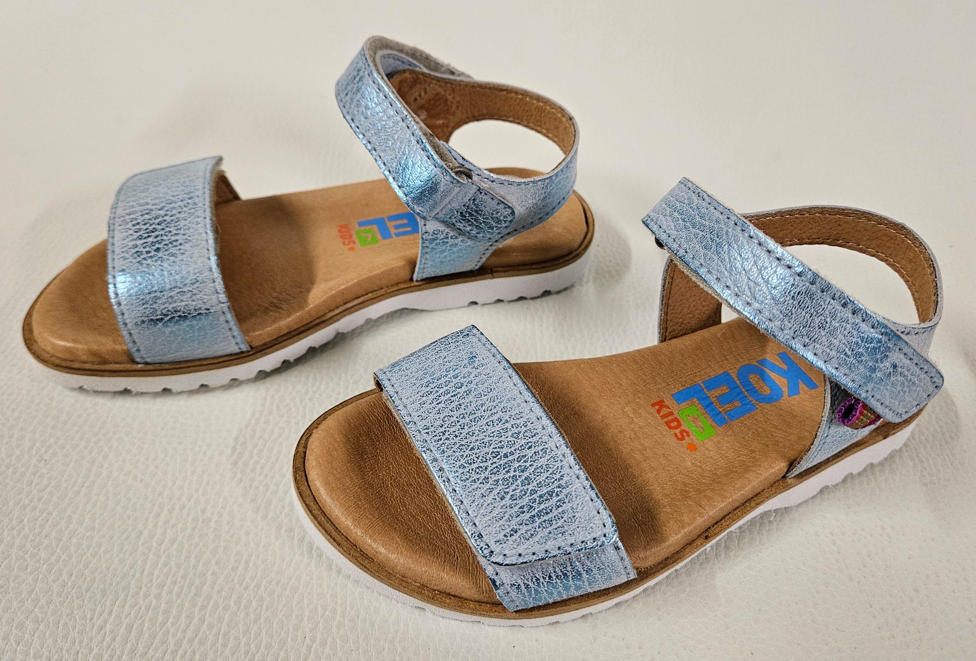 KOEL Ledersandalen Mädchen Sommer Klettverschluß KO350 Sandale aus echtem Leder