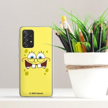 DeinDesign Handyhülle Spongebob Schwammkopf Offizielles Lizenzprodukt Kindheit, Samsung Galaxy A52s 5G Silikon Hülle Bumper Case Handy Schutzhülle