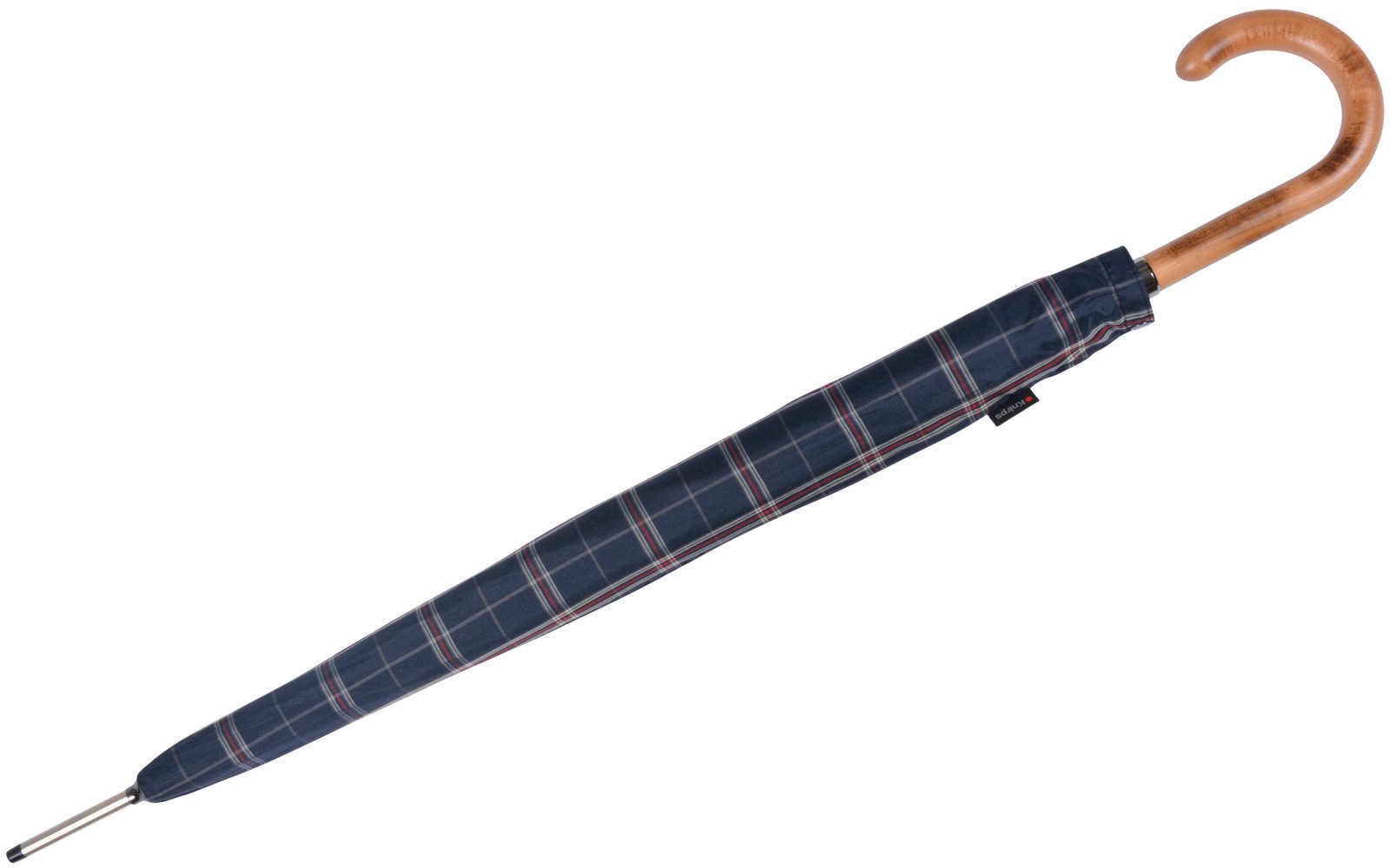 Knirps® Stockregenschirm Herrenschirm mit Automatik, groß und stabil, mit robustem Stahlgestell - check navy