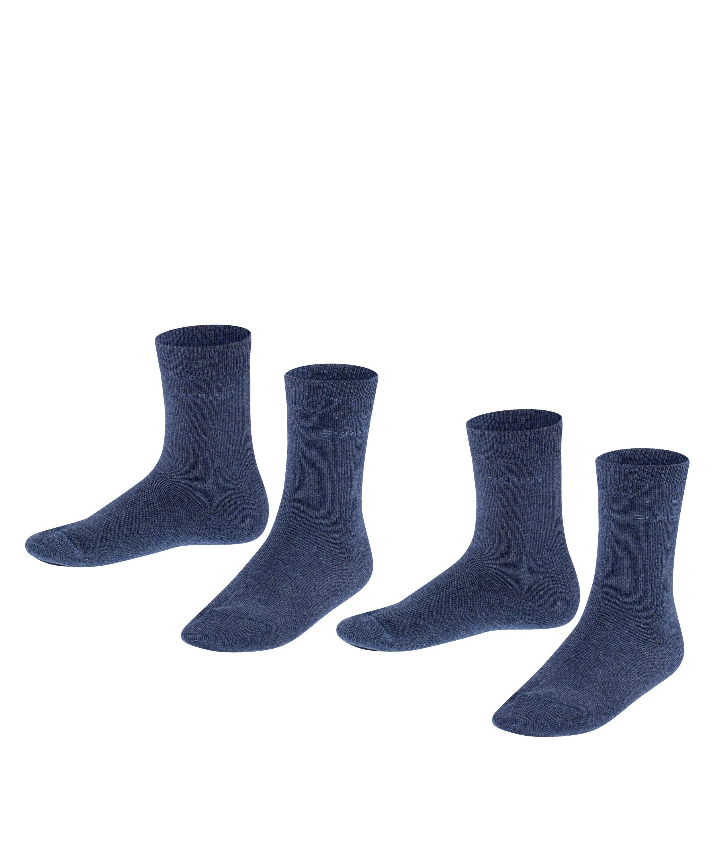 Esprit Socken Foot Logo 2-Pack (2-Paar) navyblue m (6490)