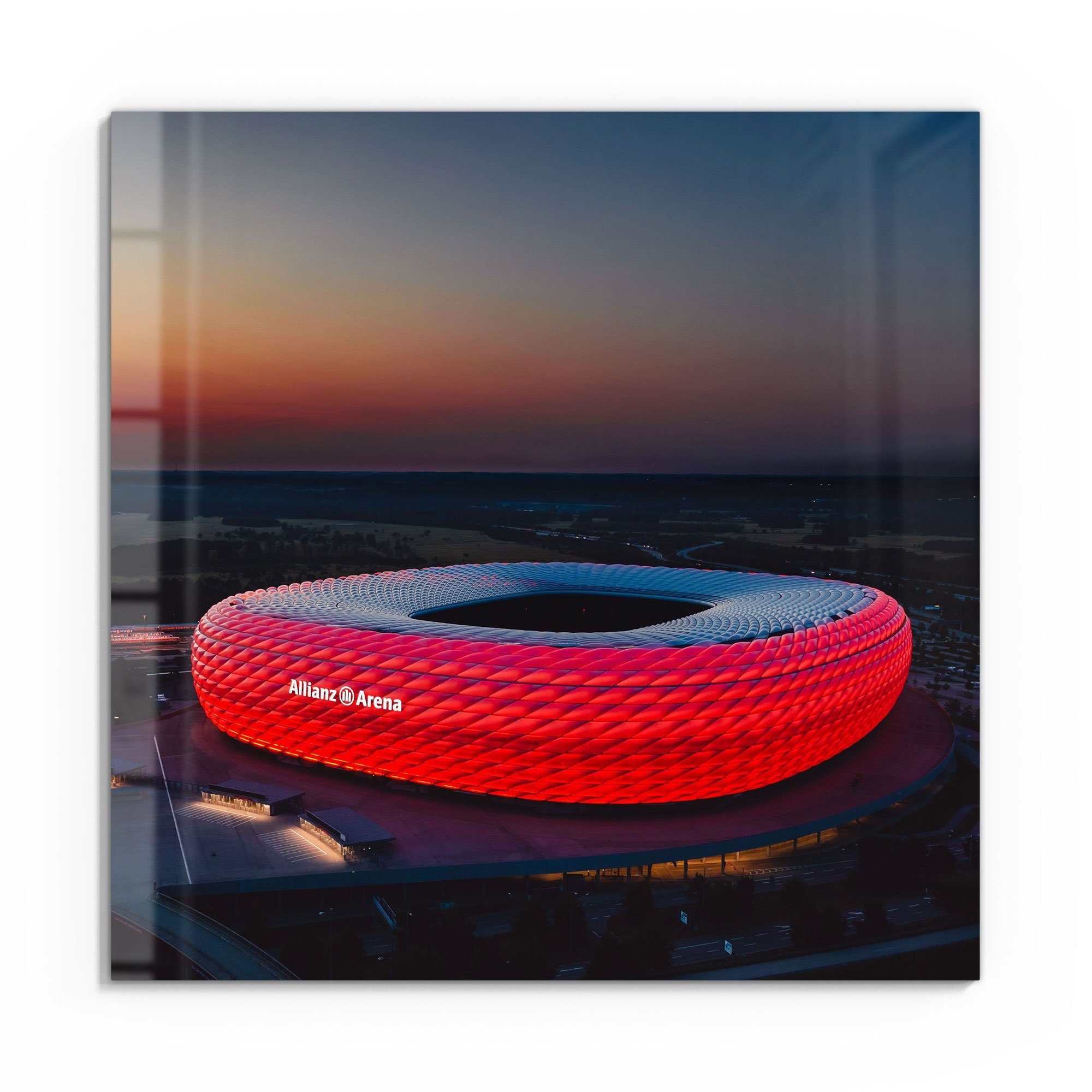 DEQORI Glasbild 'Allianz Arena, München', 'Allianz günstig online kaufen