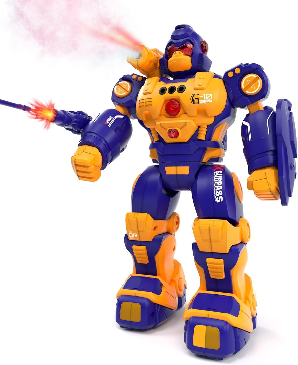 Esun Roboter Kinder Roboter Spielzeug mit 2,4-GHz laufender Tanzroboter Blau
