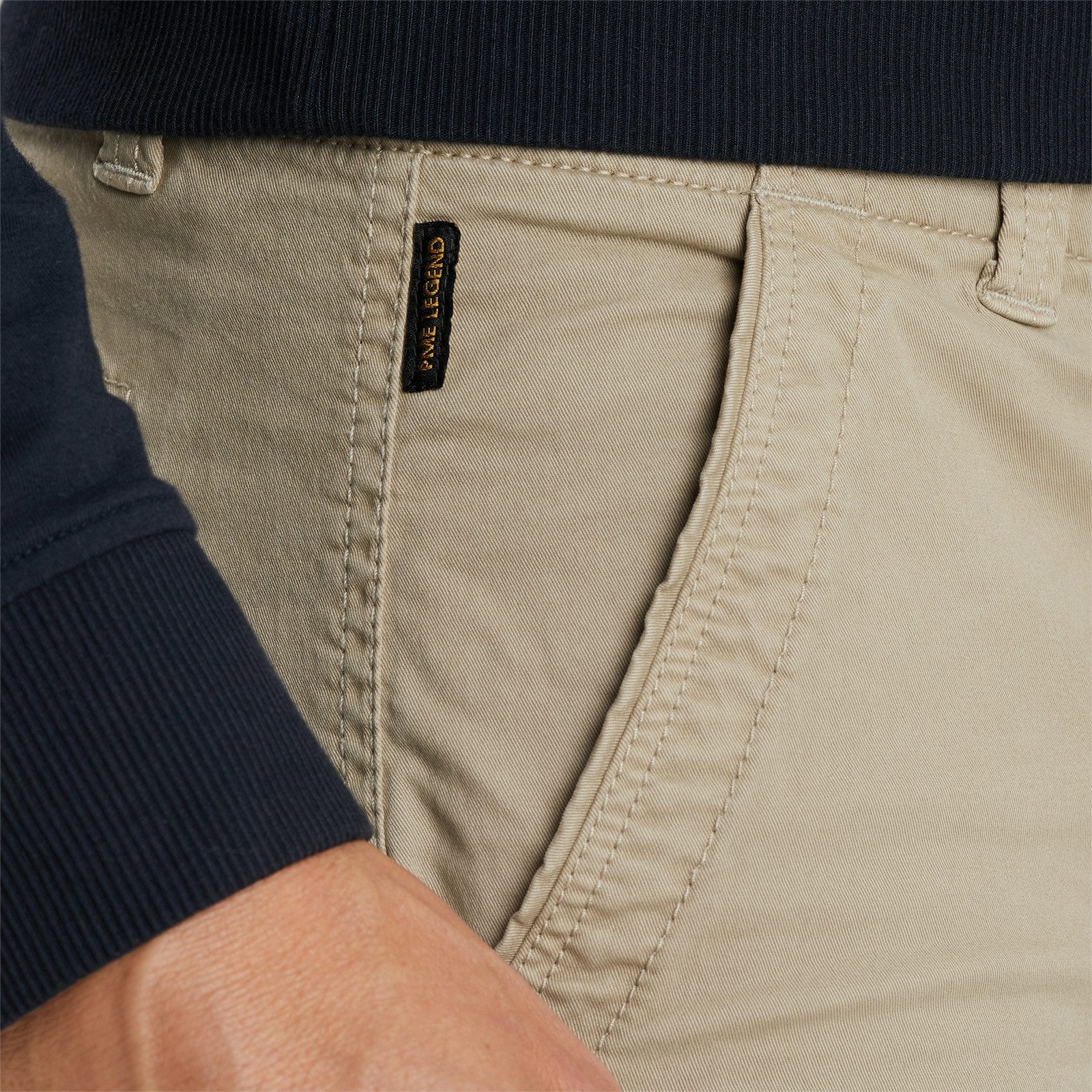 PME LEGEND Cargohose Nordrop Stretch Twill mit Logo Stickerei – Bild 5 von 5