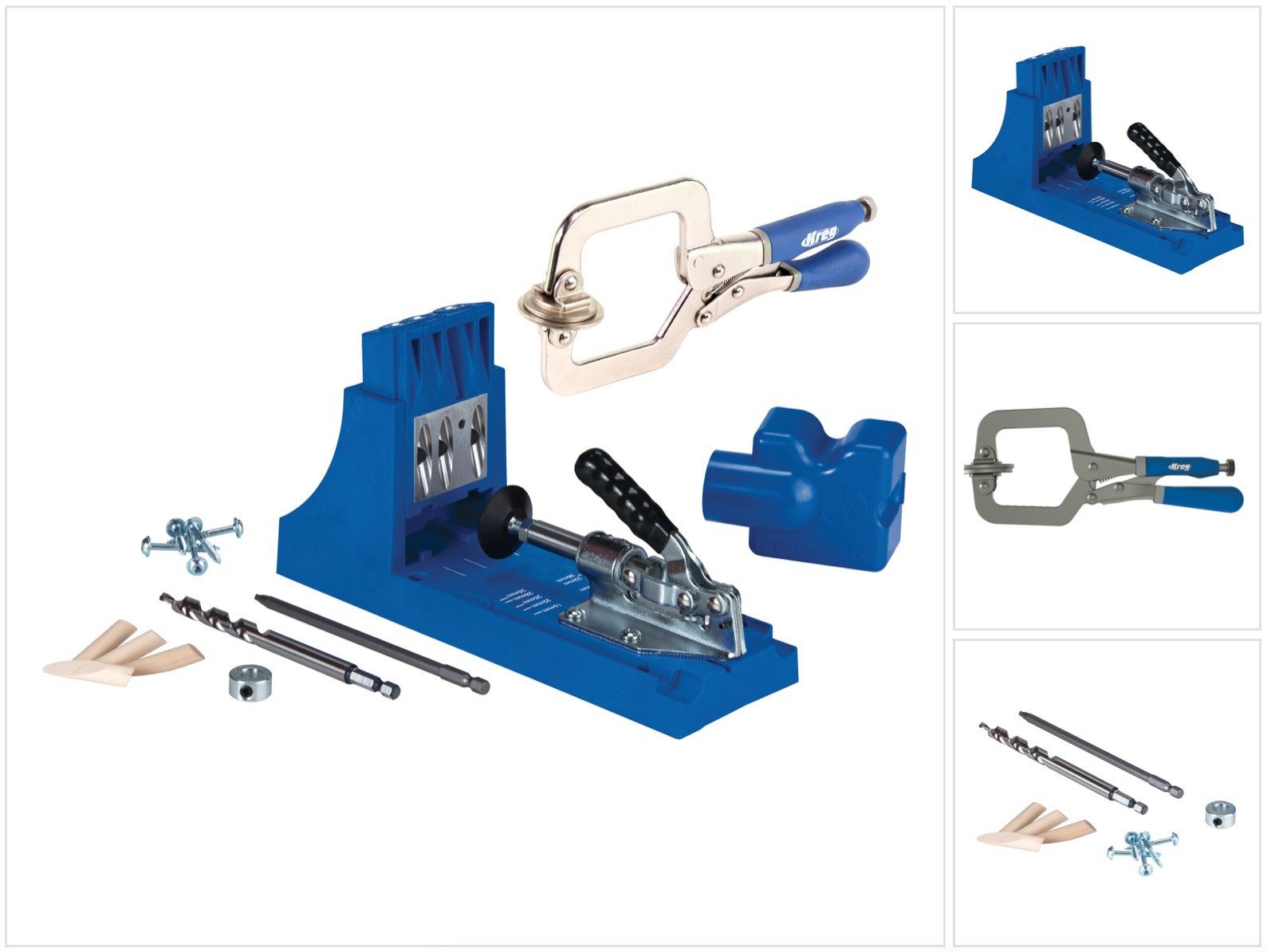 Kreg Klemmen Jig K4 Starter Set (K4) Verbindungssystem + Classic Universal Clamp