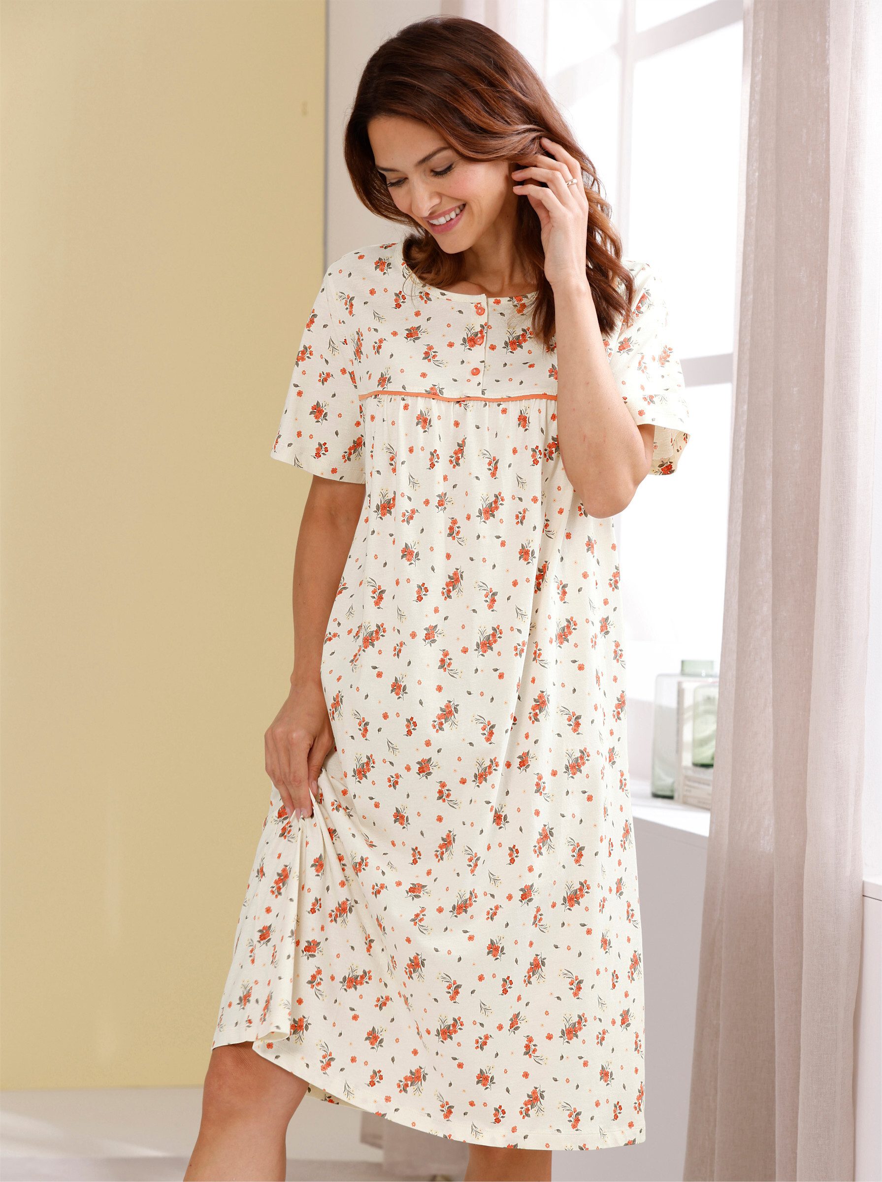 Witt Nachthemd Nachthemd Kurzarm .