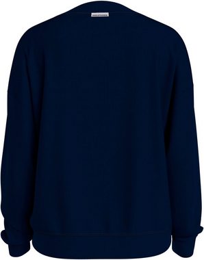 Tommy Hilfiger Underwear Langarmshirt LS TOP mit V-Ausschnitt, Logo-Flag