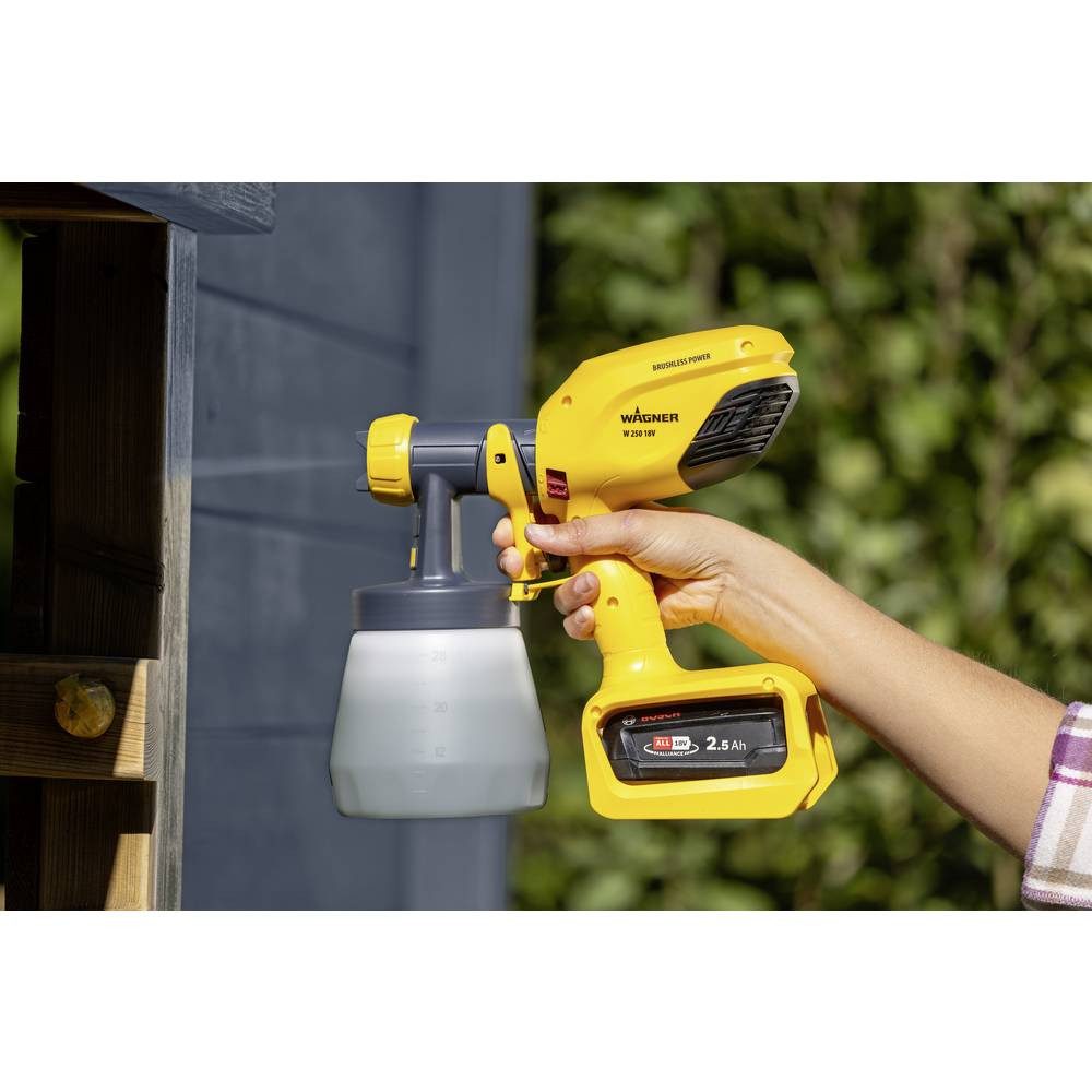 WAGNER® Farbsprühgerät Akku-Farbsprühgerät Wood&Metal Sprayer W 250 18V 2457703