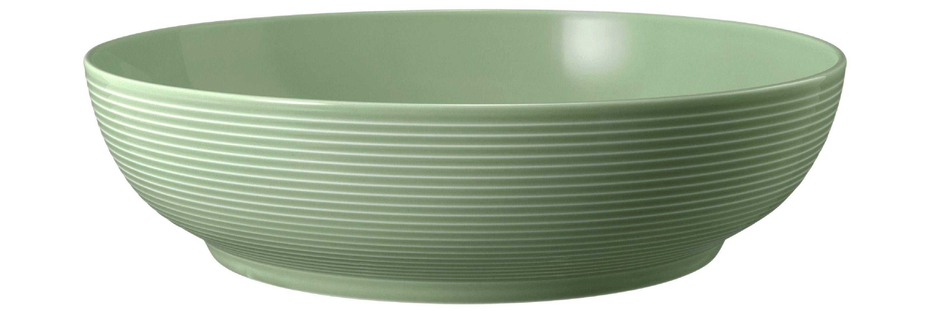 Seltmann Weiden Schale Seltmann Weiden Beat Salbeigrün Foodbowls 25cm, Porzellan, (1 Foodbowl)