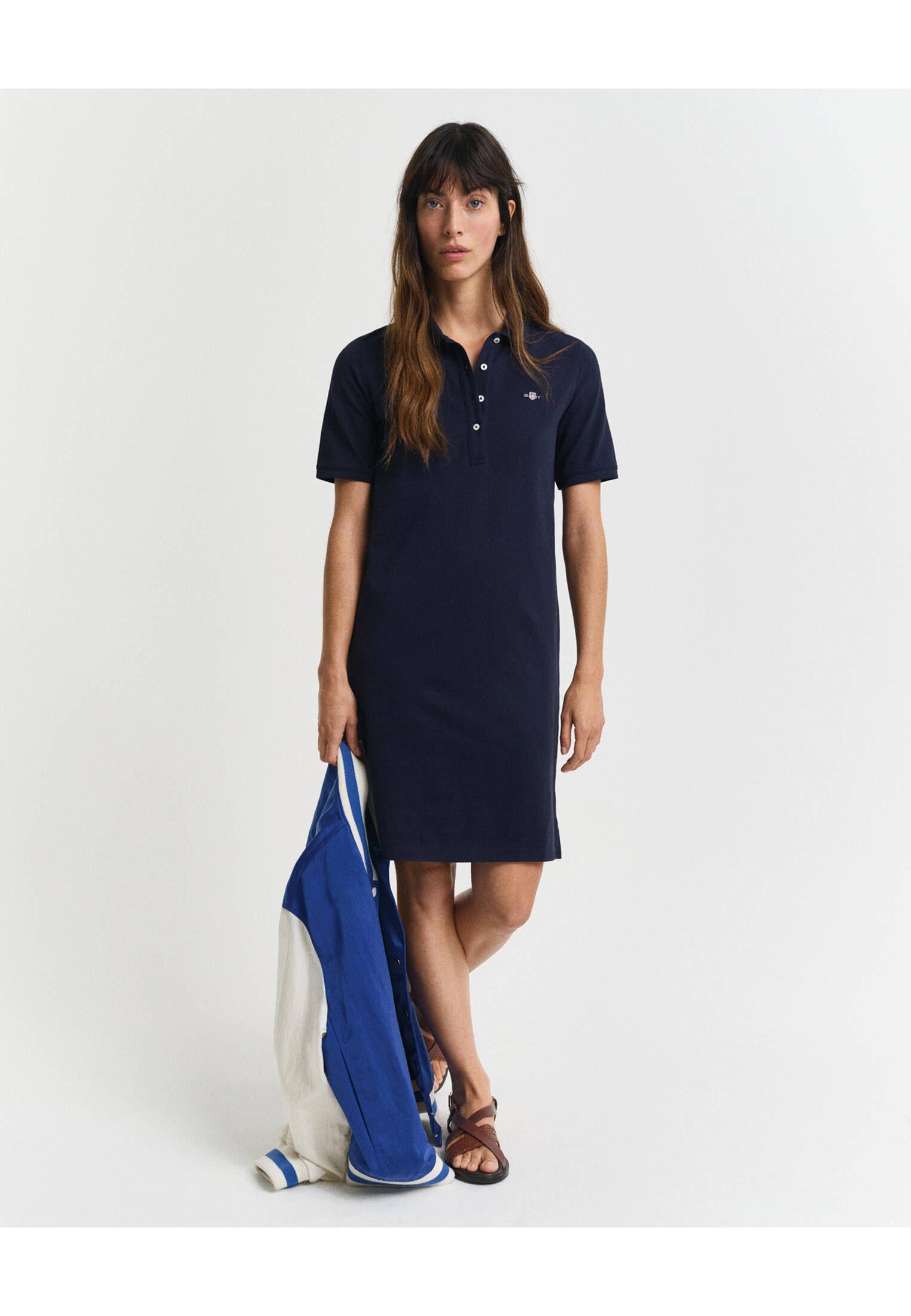 Gant Polokleid Damen Polokleid Regular Fit günstig online kaufen