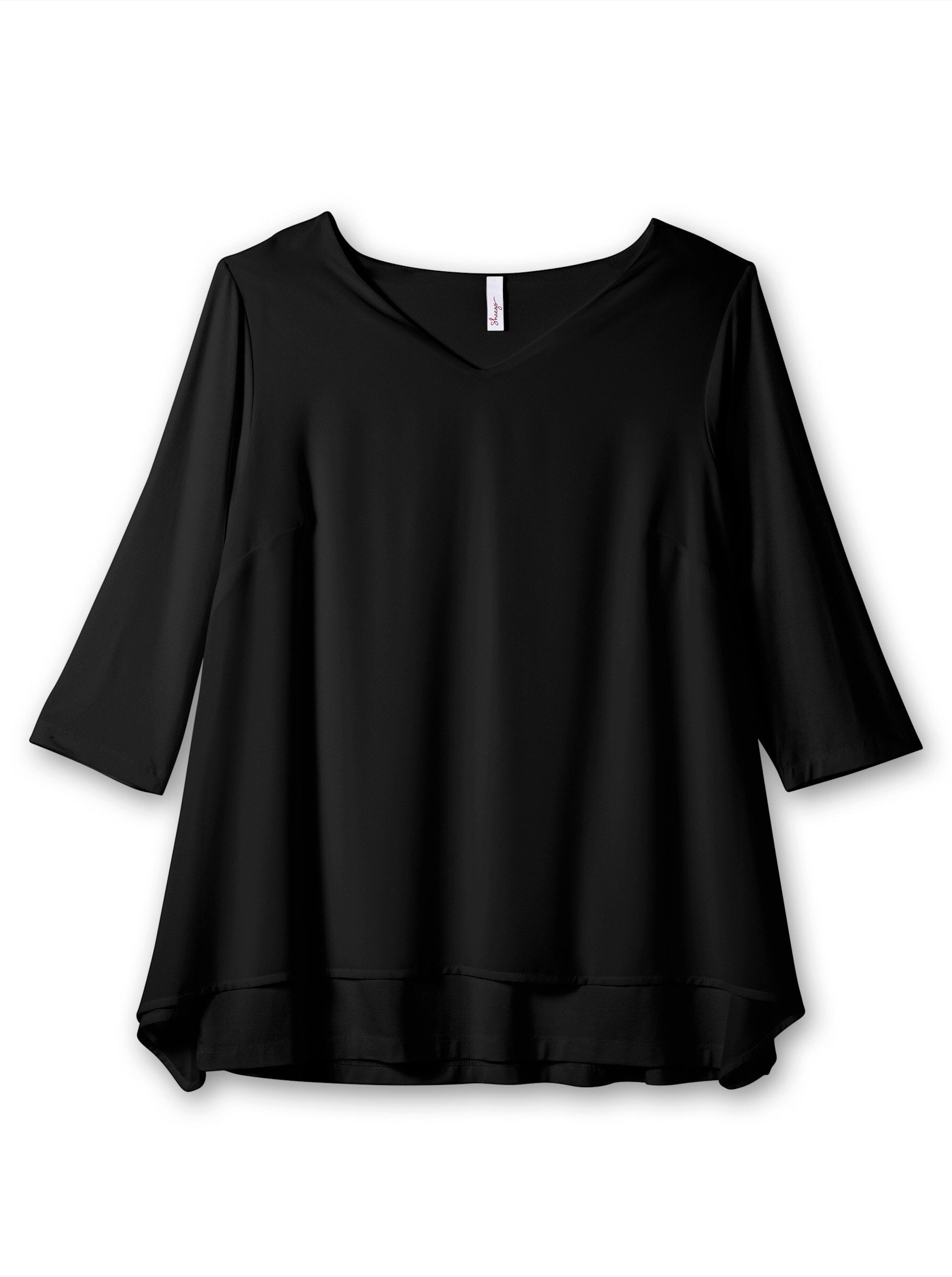3/4-Arm-Shirt Große Größen