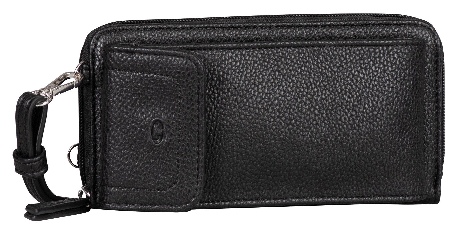 TOM TAILOR Geldbörse ELA Long zip wallet XL, mit geräumigem Außenfach schwarz