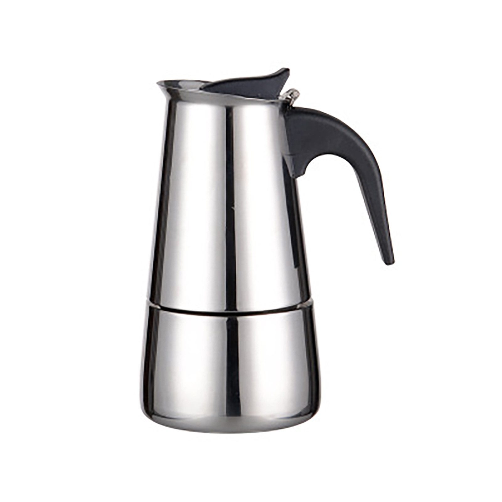 GarveeMore Kaffeekanne Edelstahl Mokkakanne Espressokocher 4 Tassen 200 ml