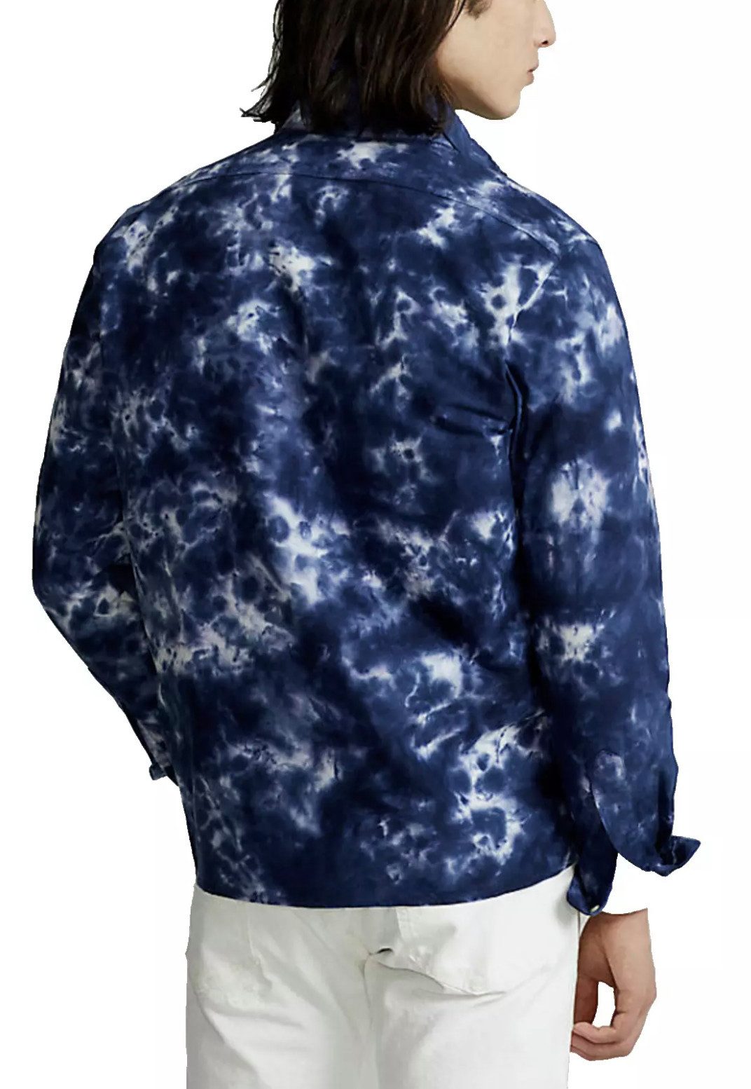 Polo Ralph Lauren Blouson Jacke Batik Bomber Batikdruck mit Reißverschluss Batikdruck, gesticktes Polo-Pony, einem modischen Highlight