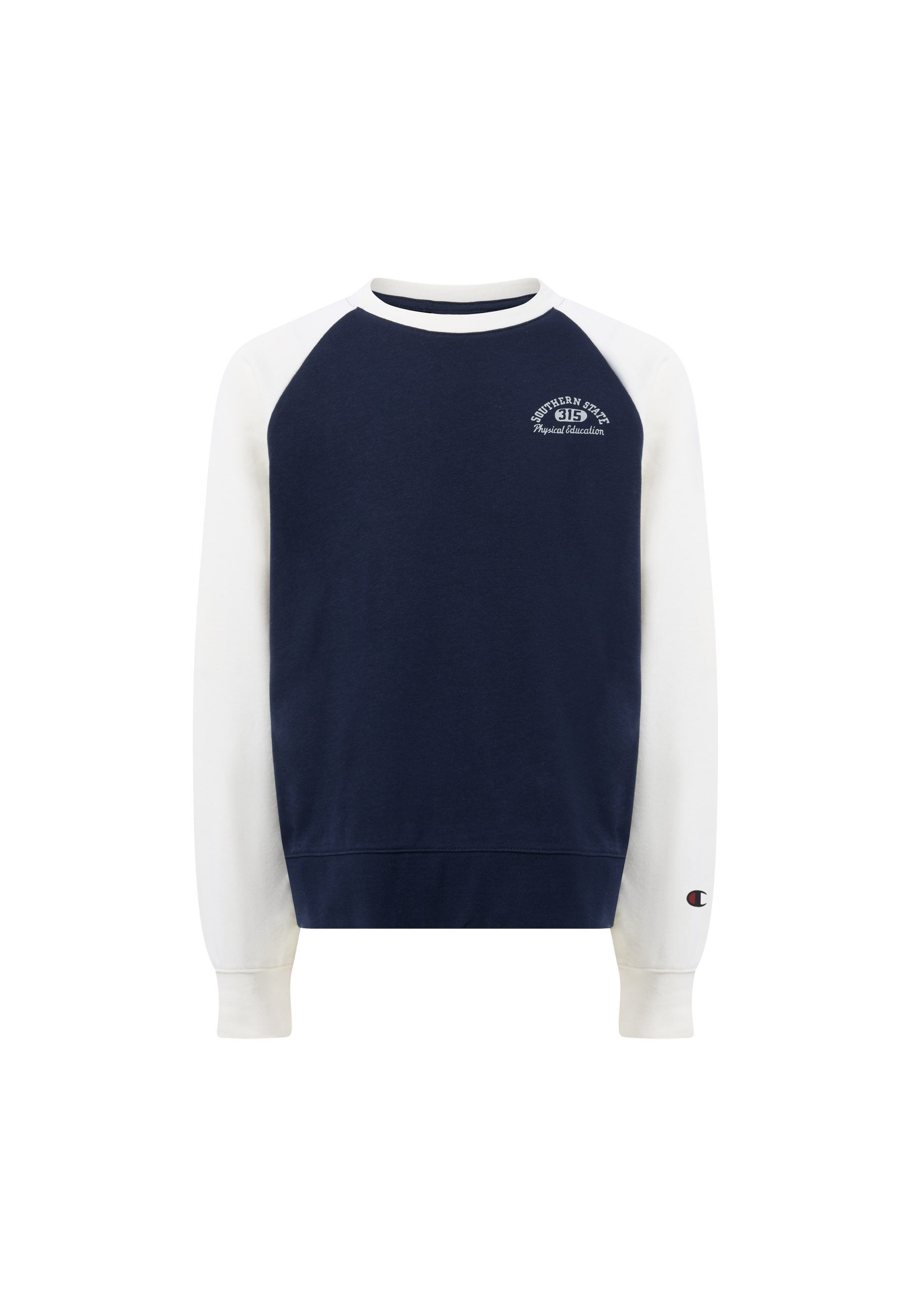 Champion Sweatshirt ICONS Loose Fit Terry Crewneck Sweashirt mit Rundhalsausschnitt, ohne Verschluss, aus Baumwolle und Polyester