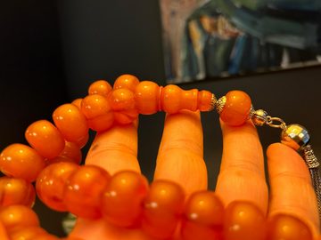 TesbihBid Kettenanhänger Gebetskette Tesbih Misbaha Tasbeeh Amber Prayerbeads Rosary Faturan 33