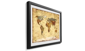 WandbilderXXL Kunstdruck Old Worldmap 4, Weltkarte, Wandbild, in 4 Größen erhältlich