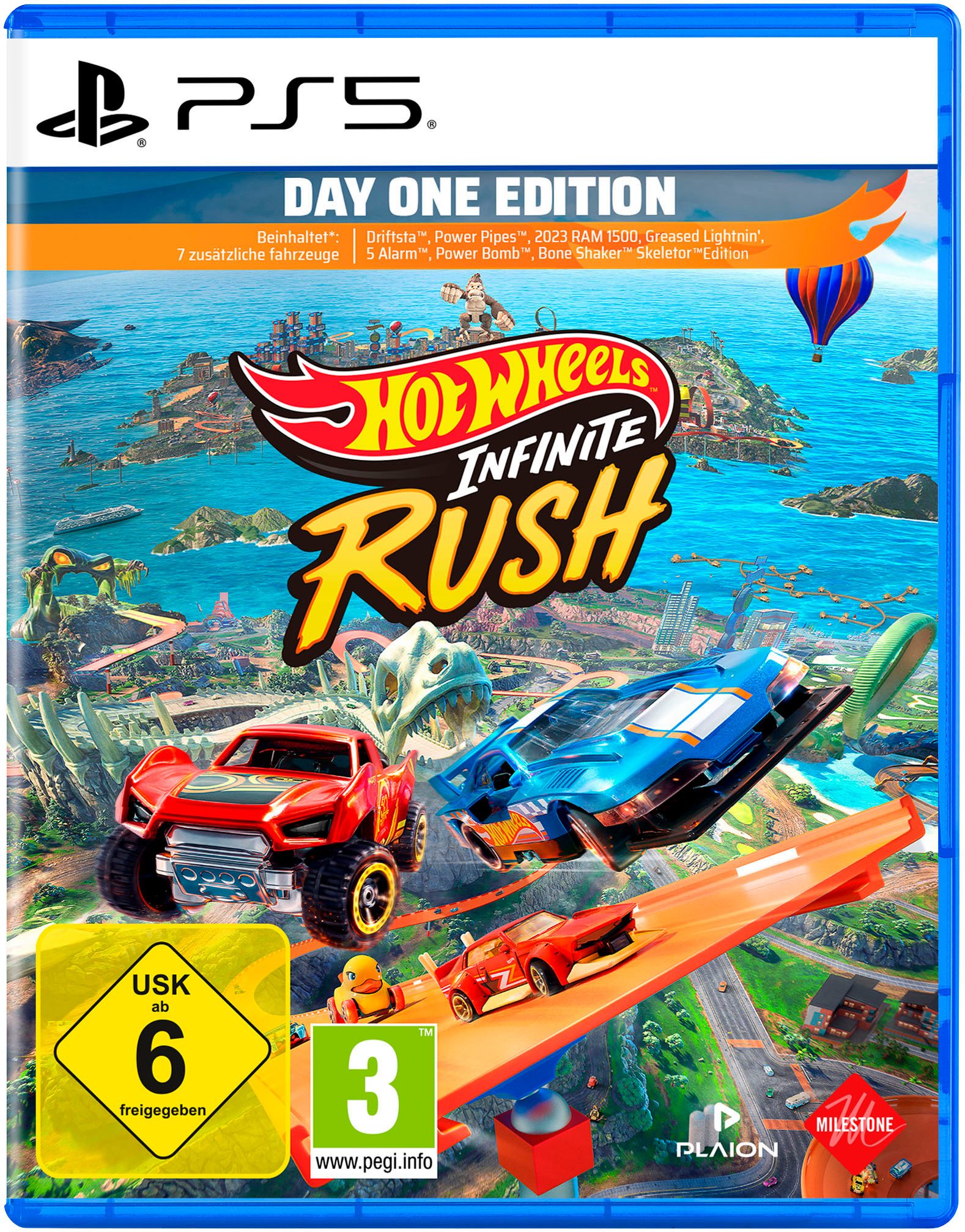 Hot Wheels Infinite Rush Day One Edition (Blu-ray Disc), PlayStation 5