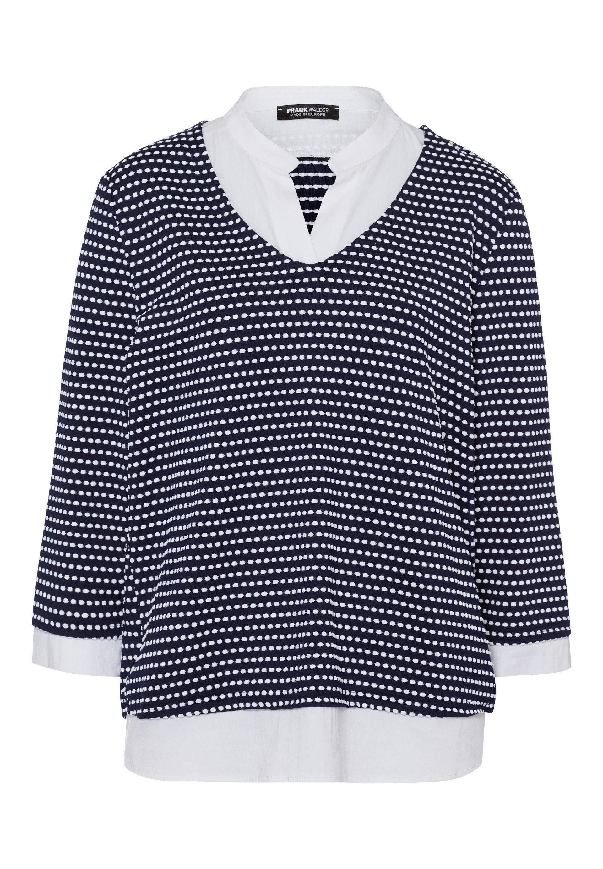 FRANK WALDER 3/4-Arm-Shirt im Two-In-One Look günstig online kaufen