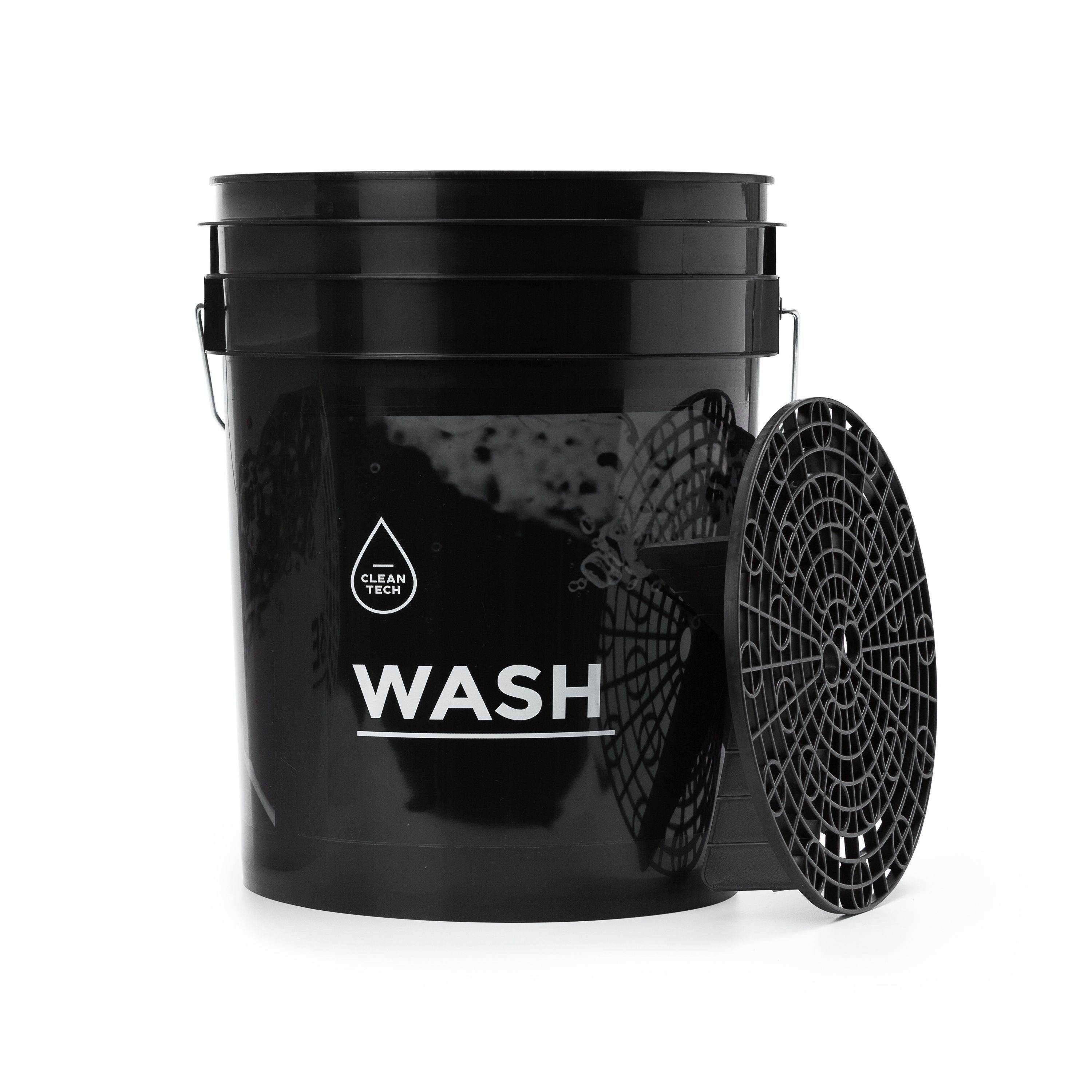 BENBOW Reinigungs-Set Wascheimer 20L + Schmutzsieb schwarz, (2-teilig), Wascheimer 20L + Schmutzsieb schwarz