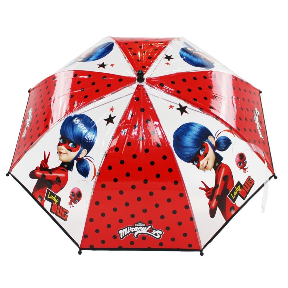 Vadobag Stockregenschirm Kinderschirm Regenschirm Miraculous Kindermotiv Days, Rainy