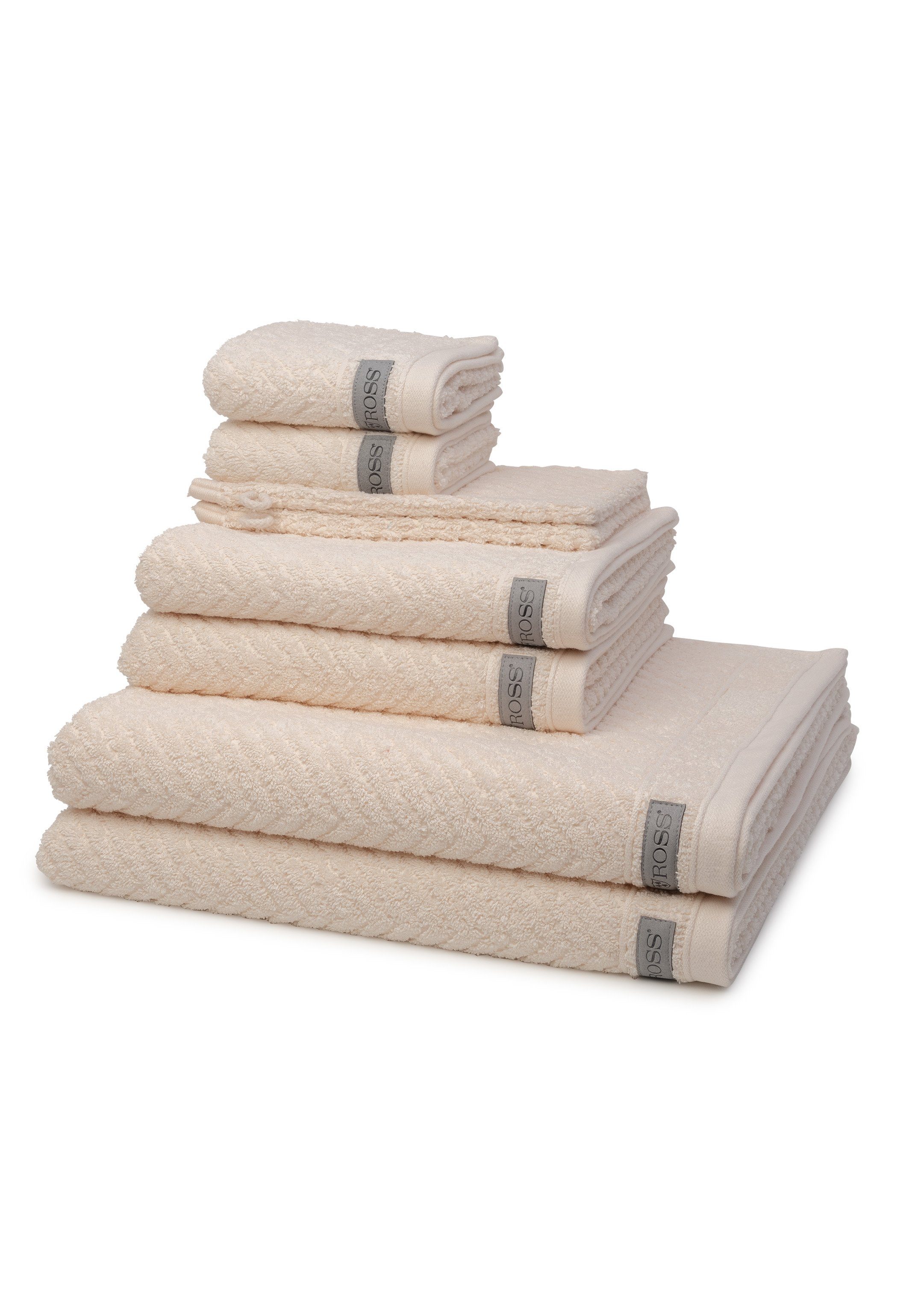 ROSS Handtuch Set Smart, Walkfrottee (Spar-Set, günstig online kaufen