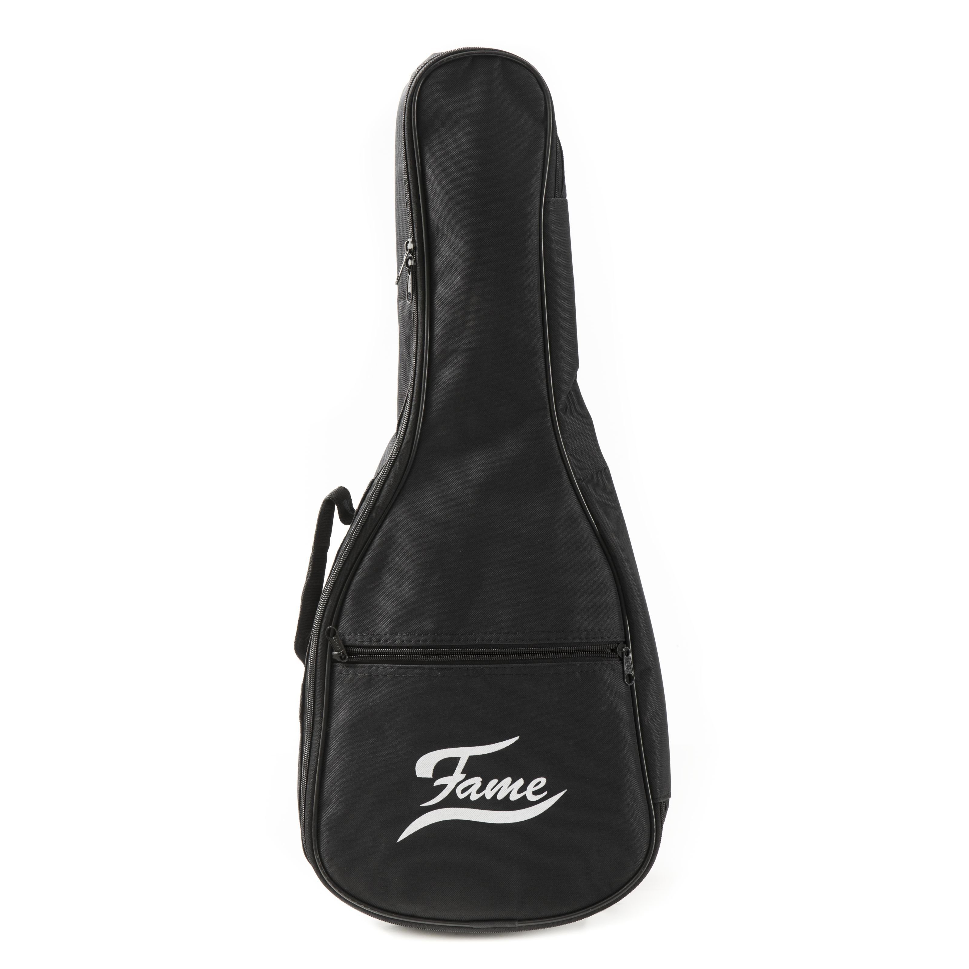 FAME Ukulelen-Koffer, Ukulele Gigbag, Gepolsterte Ukulelen Tasche, Wetterfeste Ukulelen