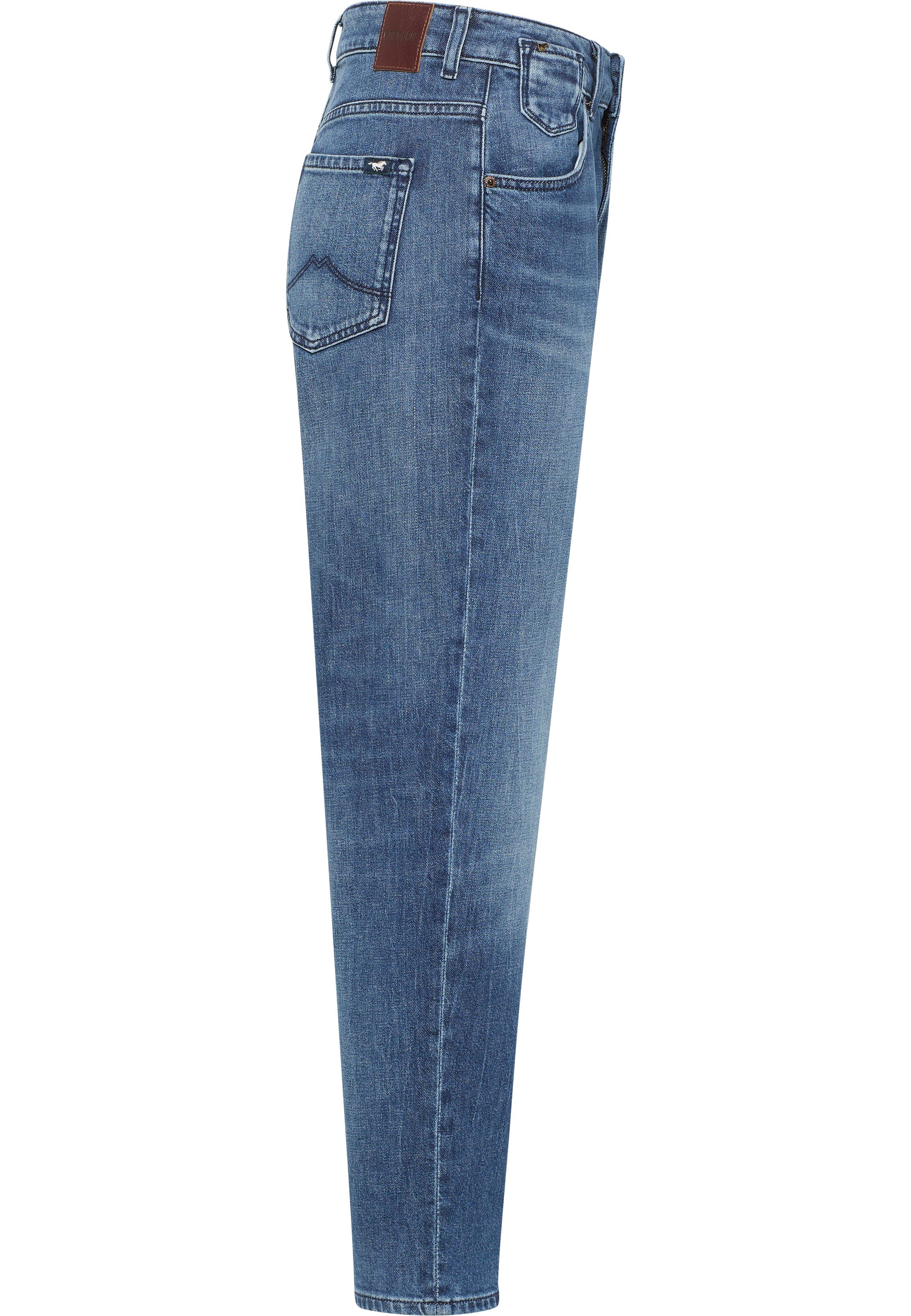 MUSTANG Tapered-fit-Jeans Style Charlotte Tapered dunkelblau-5000582