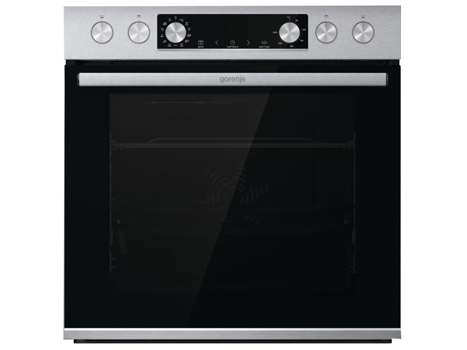 GORENJE Elektro-Herd-Set, mit 1-fach kein Auszug vorhanden, Reinigung mit Wasser / Dampf, Timer, TouchControl-Bedienung